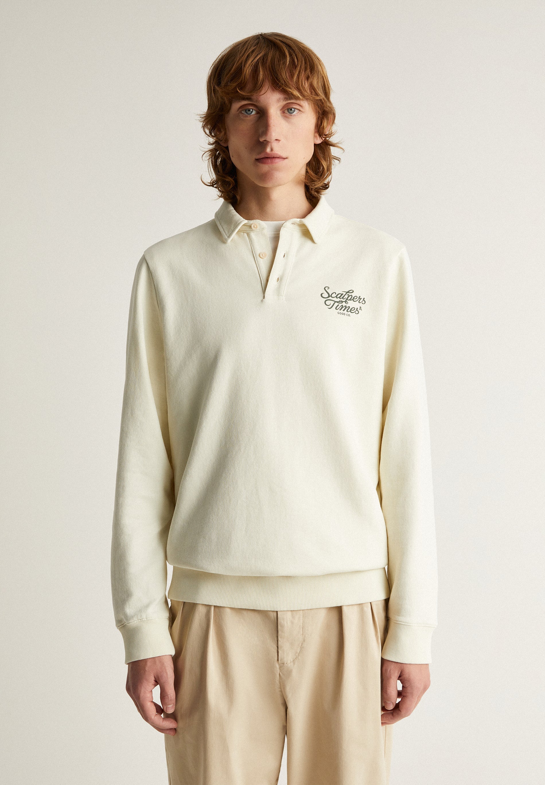 SUDADERA CUELLO POLO