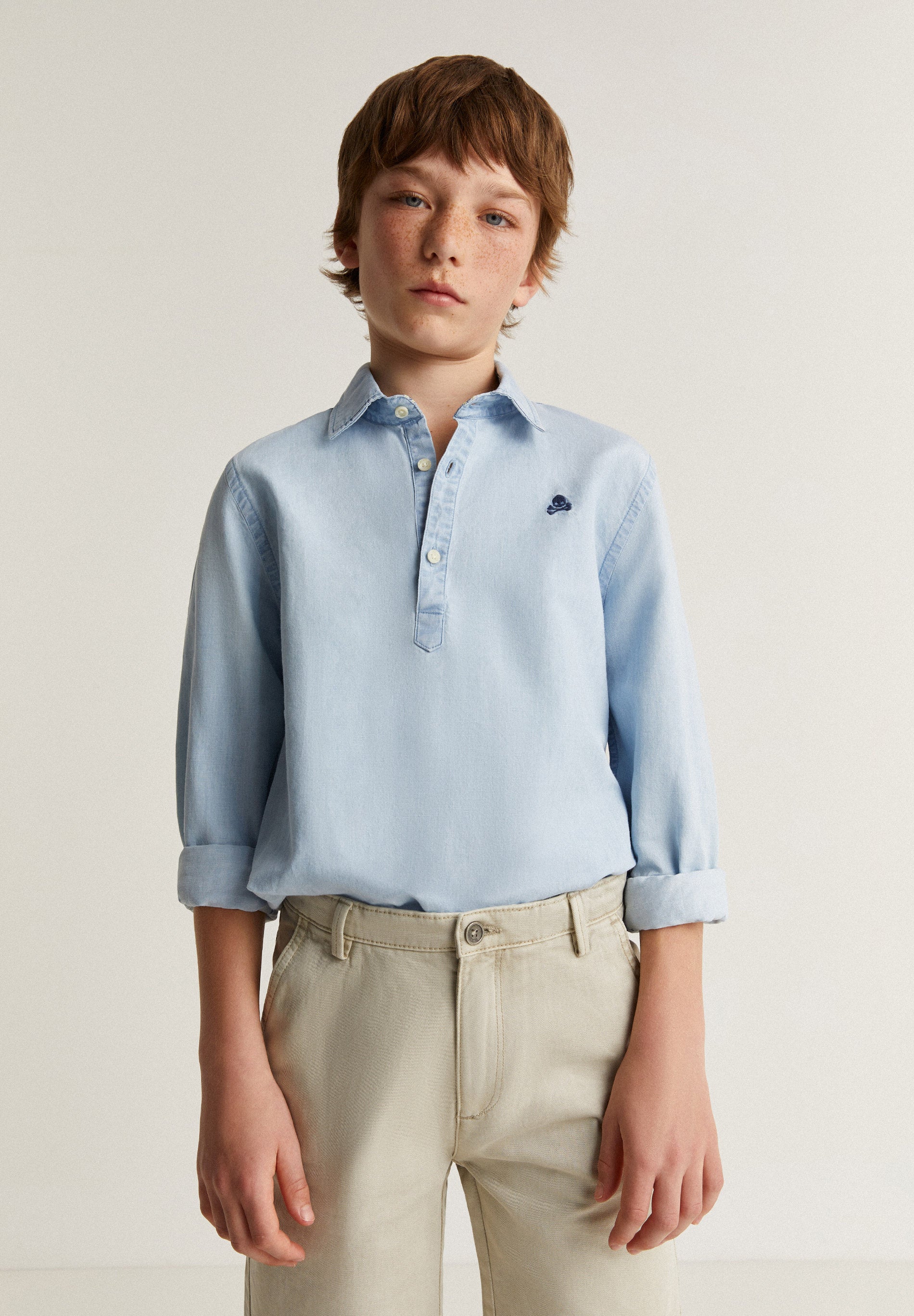 CAMISA POLERA DENIM
