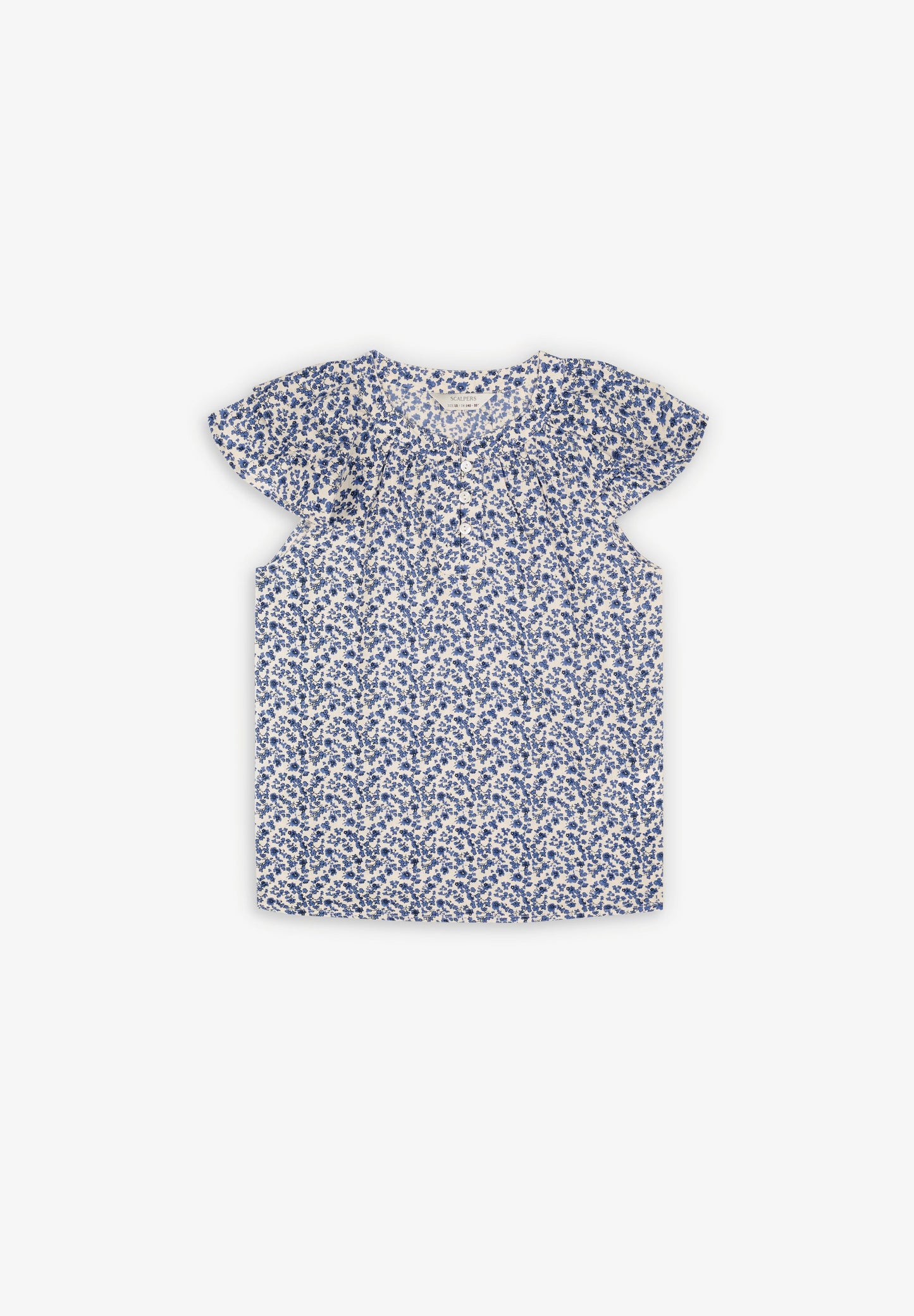BLUSA FLORES VOLANTES HOMBRO