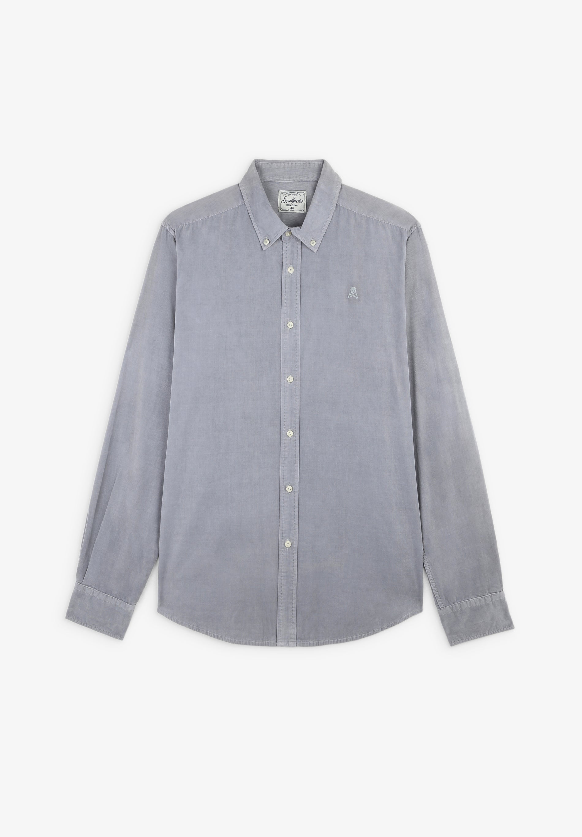 CAMISA PANA CUELLO CON BOTONES