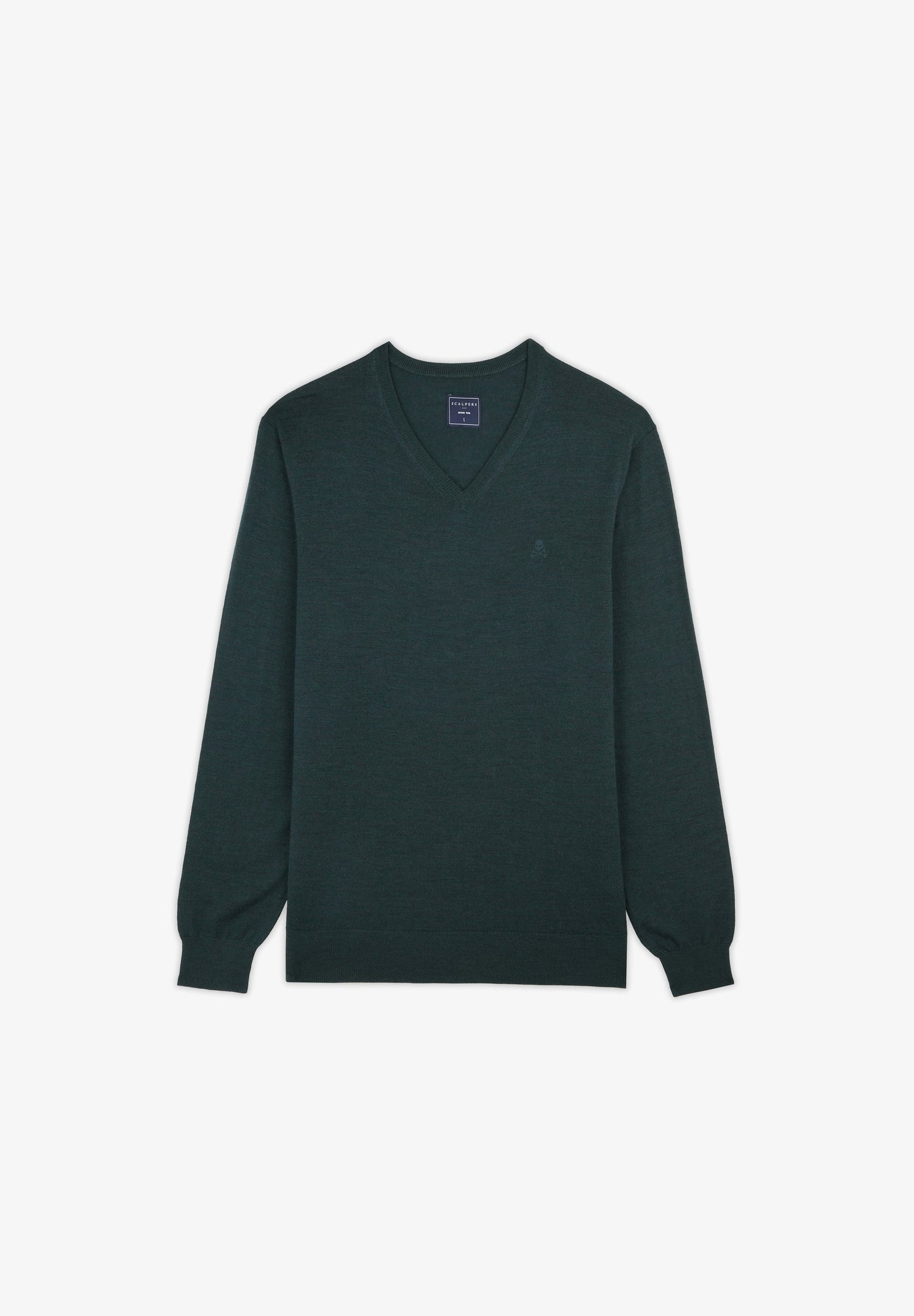 JERSEY CUELLO PICO CALAVERA LANA