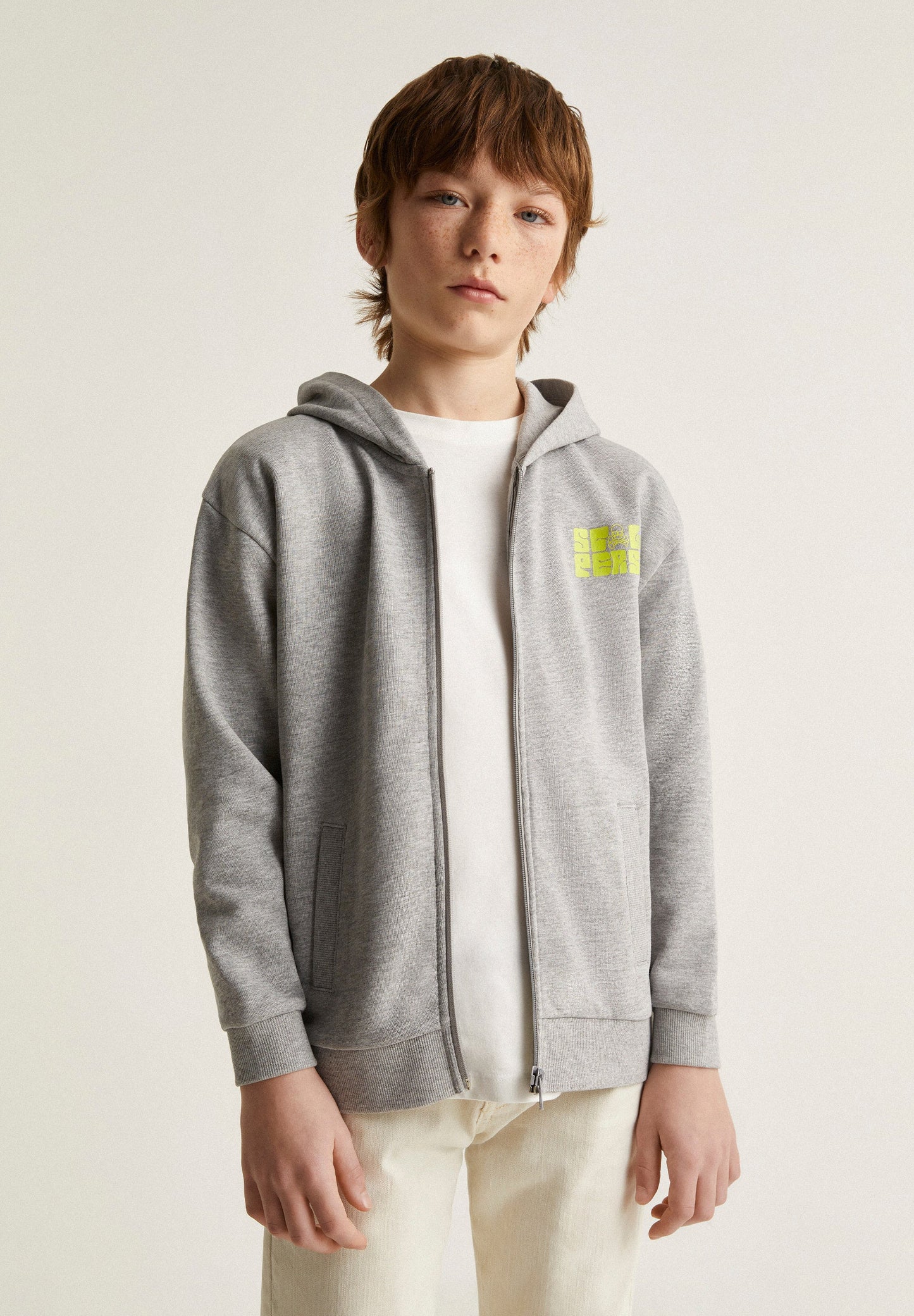 SUDADERA CAPUCHA CREMALLERA