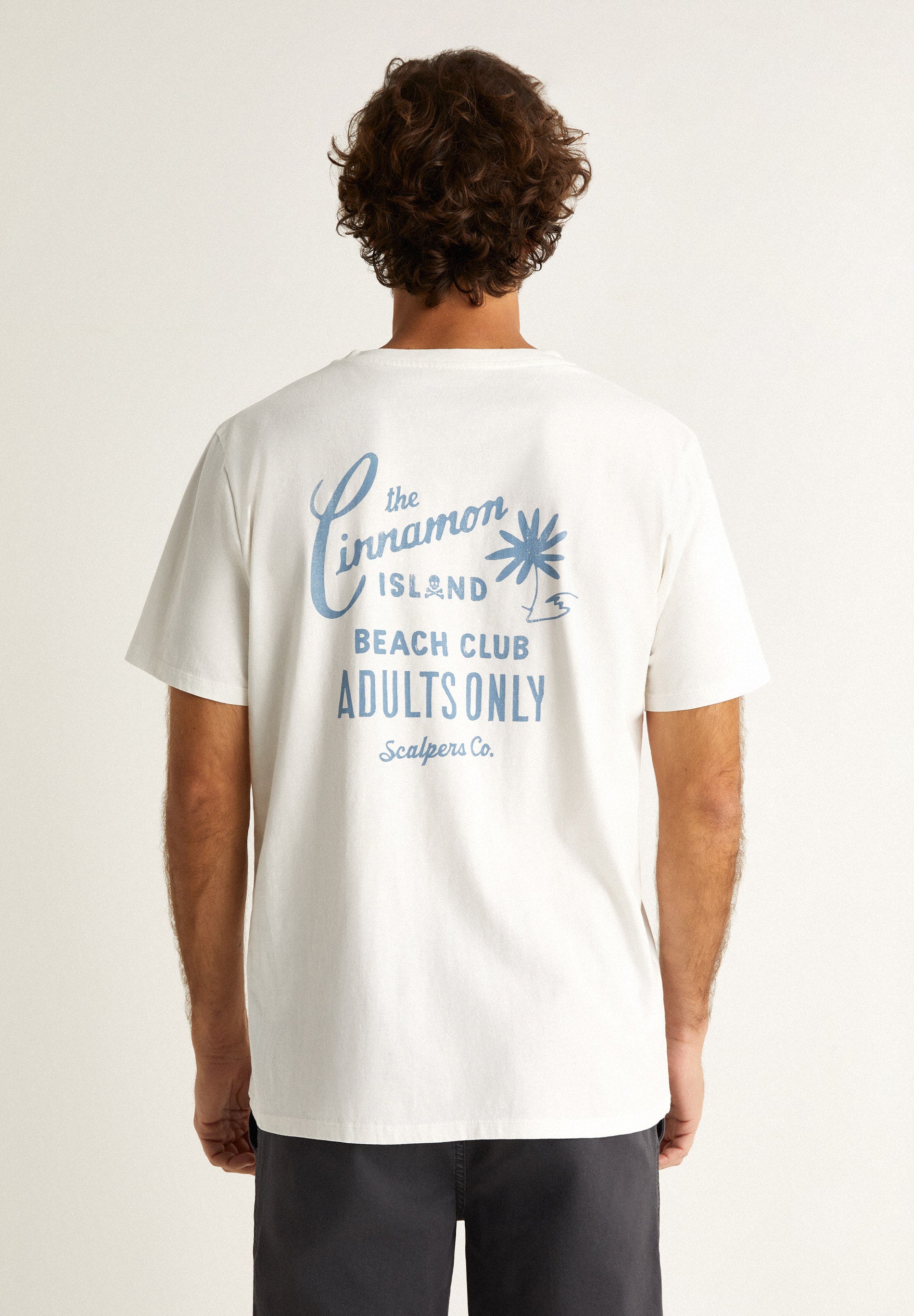 CAMISETA LAVADA PRINT TRASERO