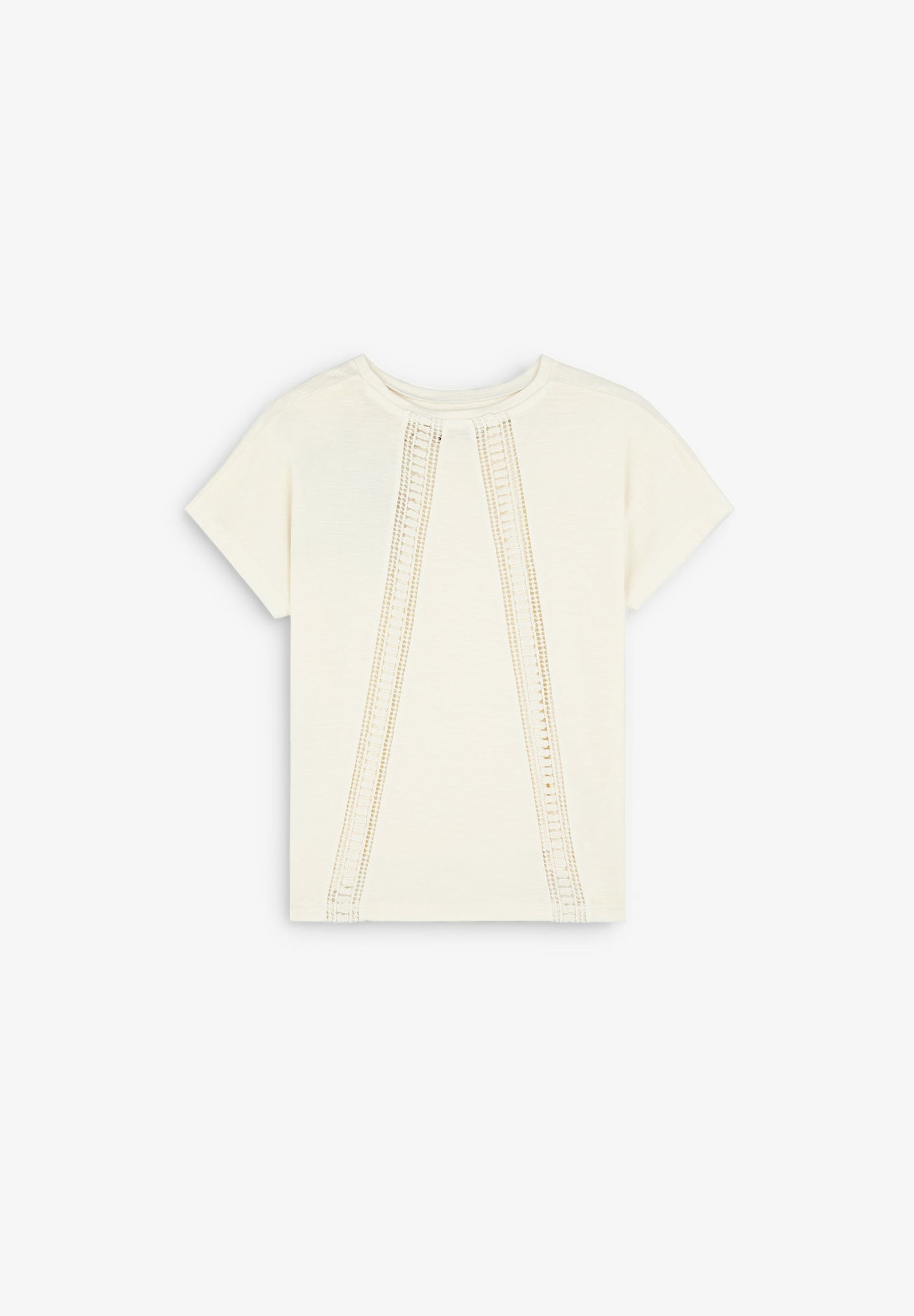 CAMISETA FLAMÉ DETALLE TRASERO ENCAJE