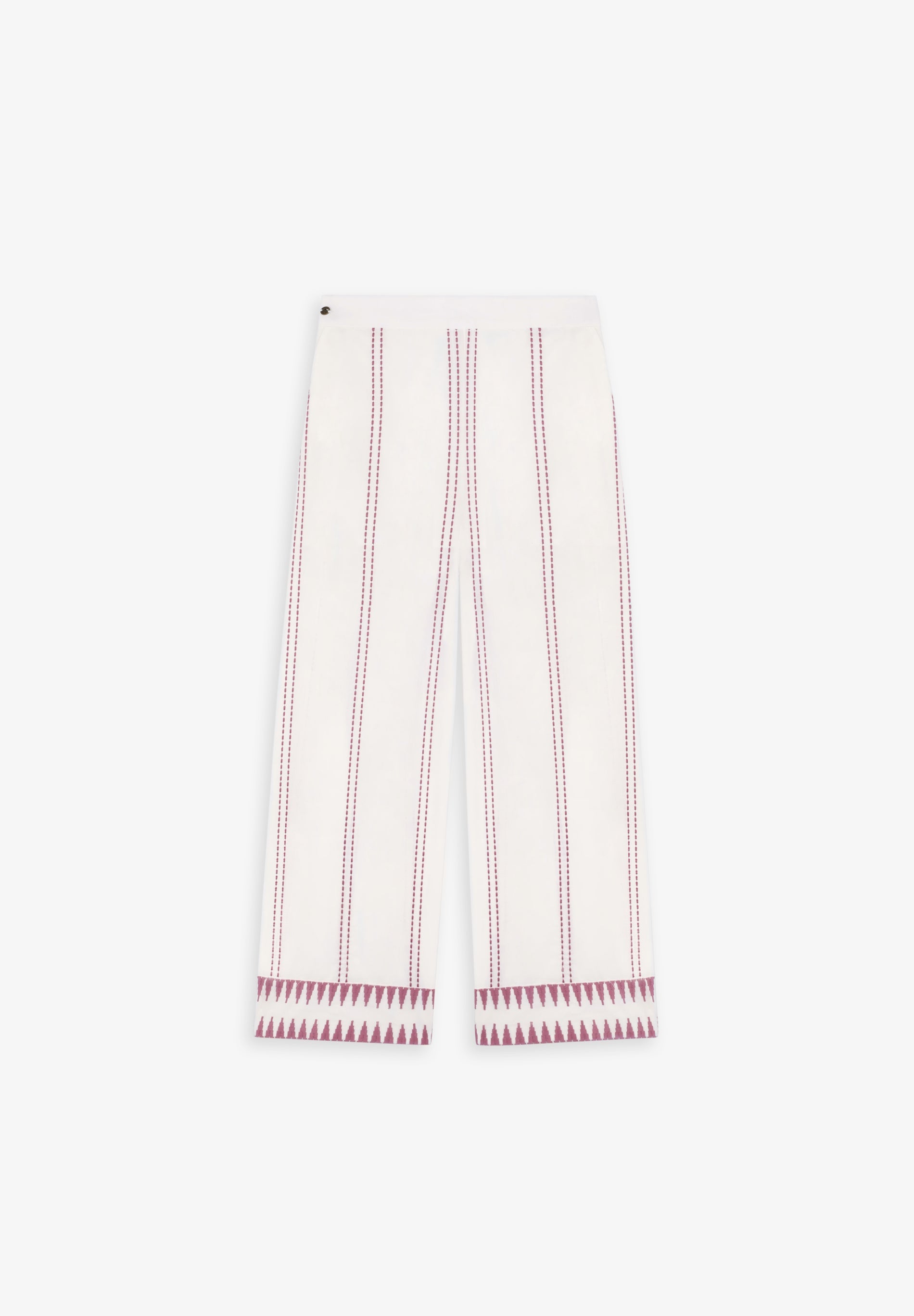PANTALÓN DETALLES BORDADOS CONTRASTE