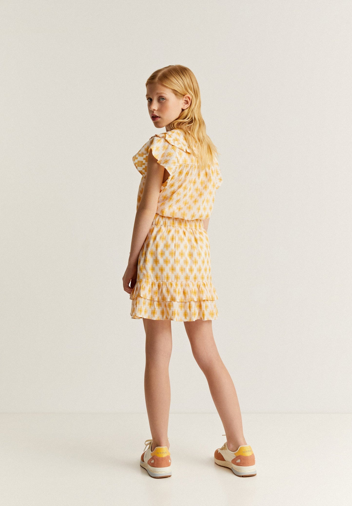 FALDA CRUZADA VOLANTES