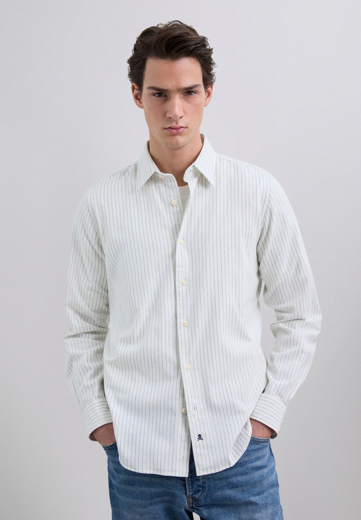 CAMISA RAYAS AFELPADA