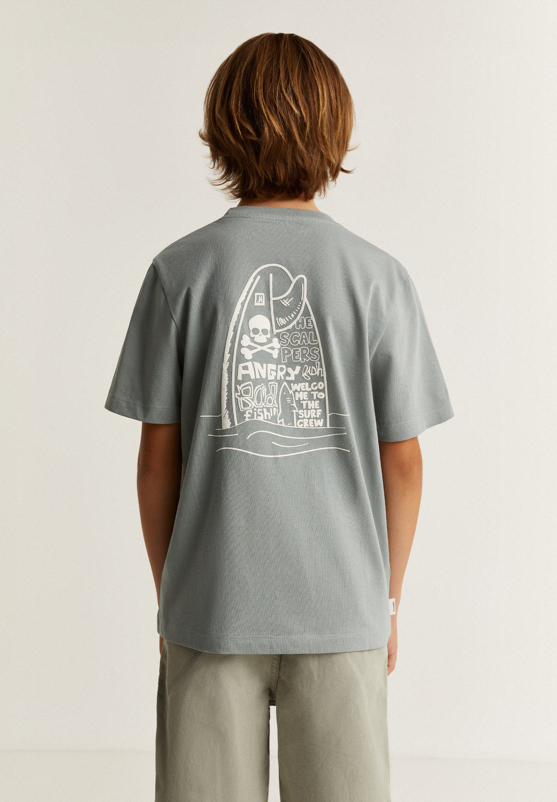 CAMISETA LAVADA PRINT TRASERO