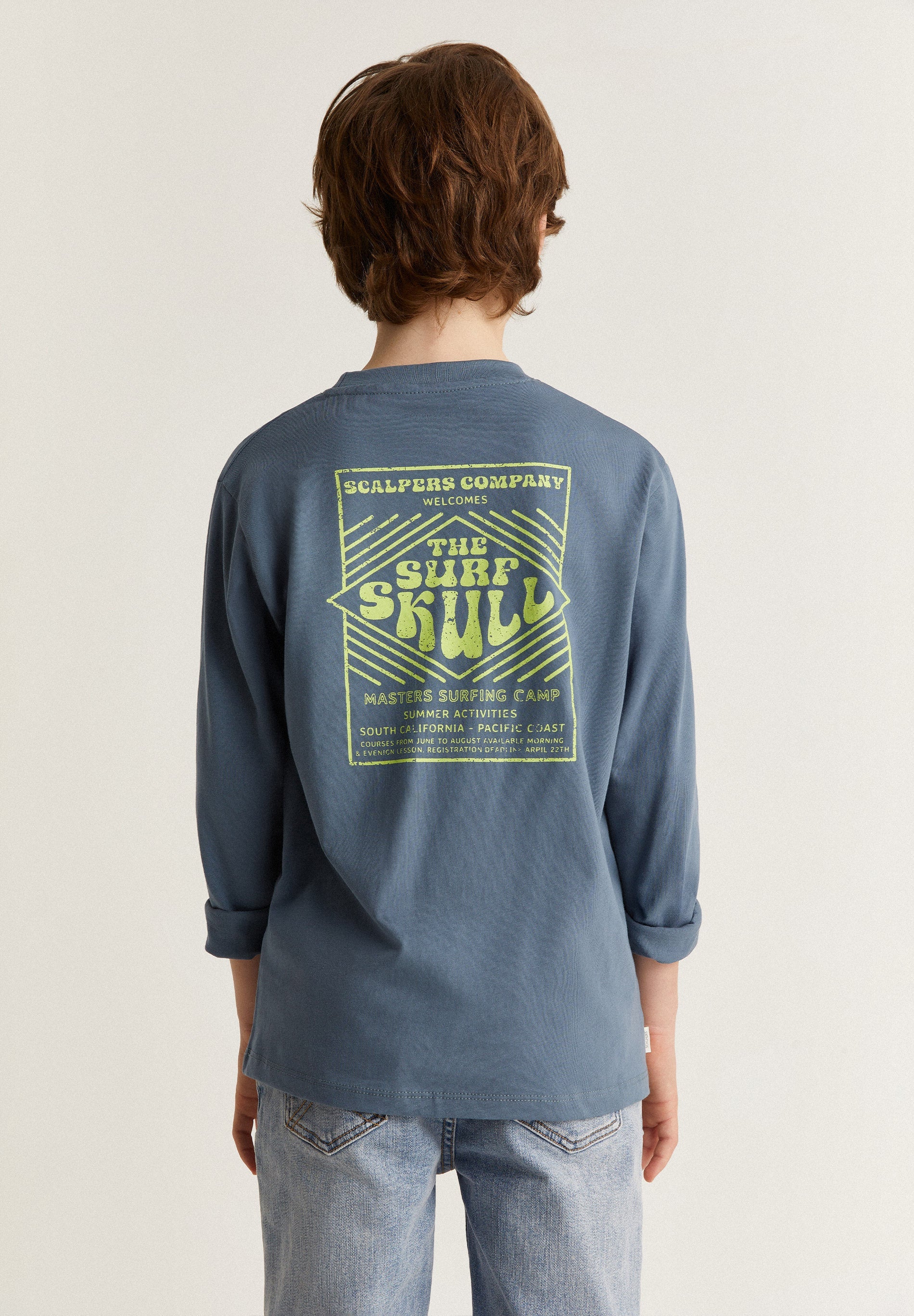 CAMISETA MANGA LARGA PRINT TRASERO