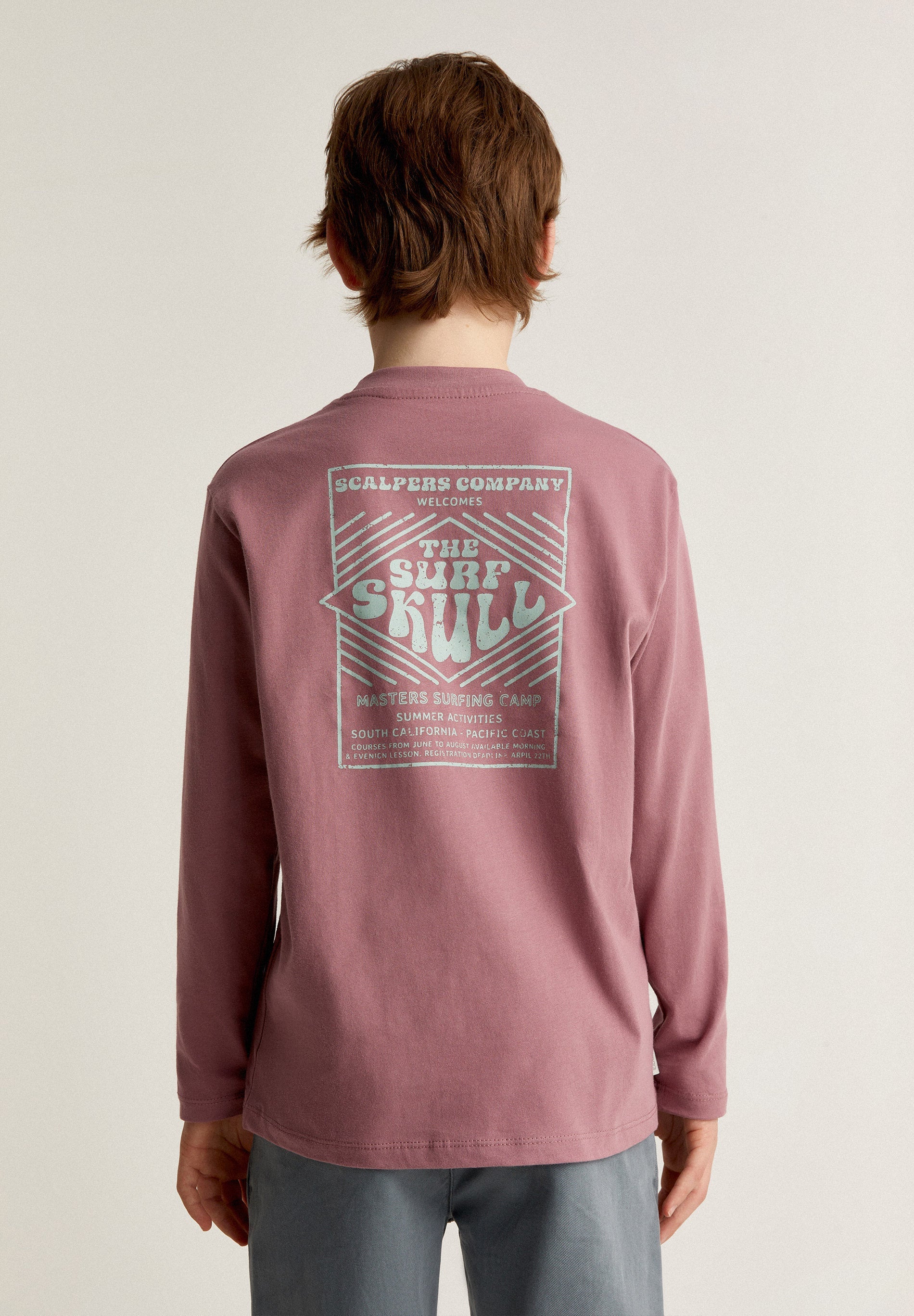 CAMISETA MANGA LARGA PRINT TRASERO