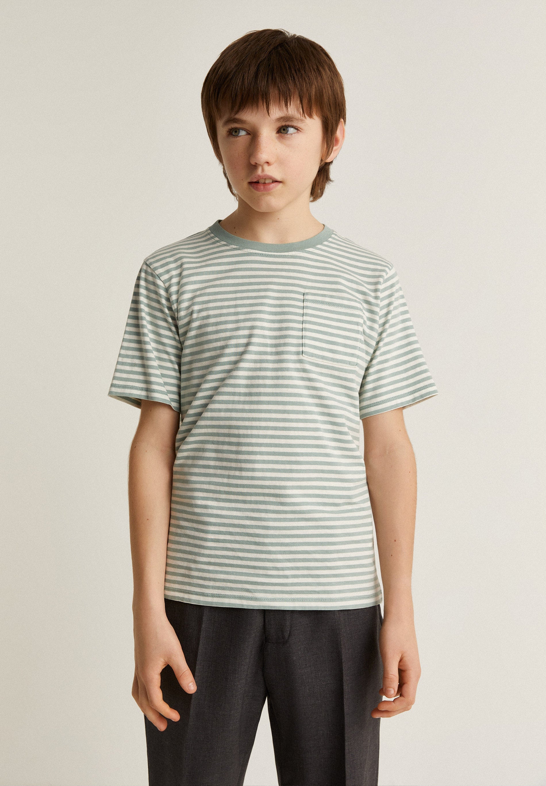 CAMISETA RAYAS BOLSILLO