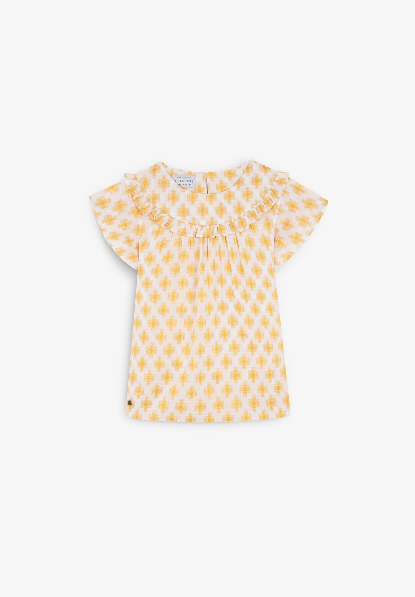 BLUSA VOLANTE EN CANESÚ