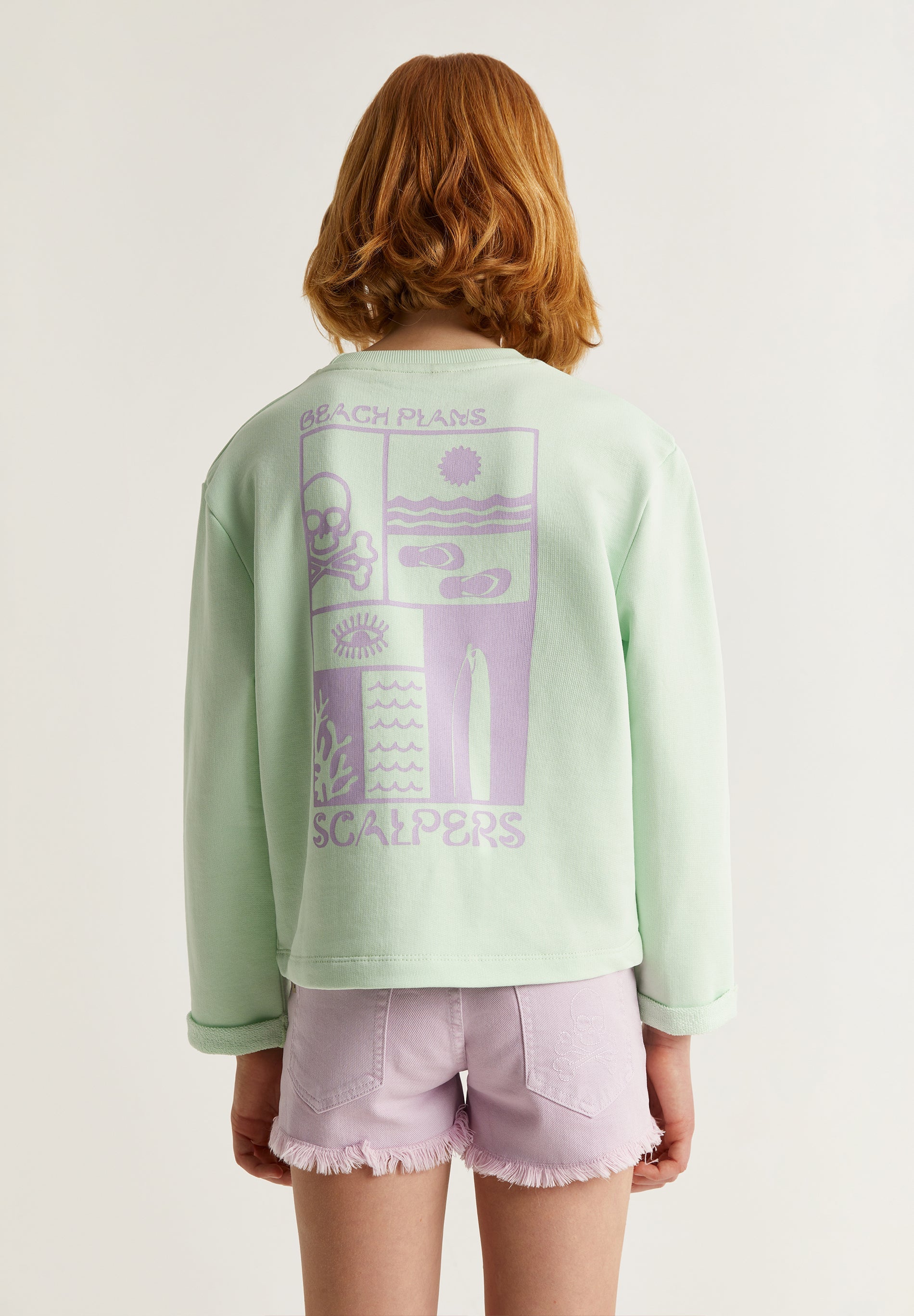 SUDADERA PRINT CONTRASTE