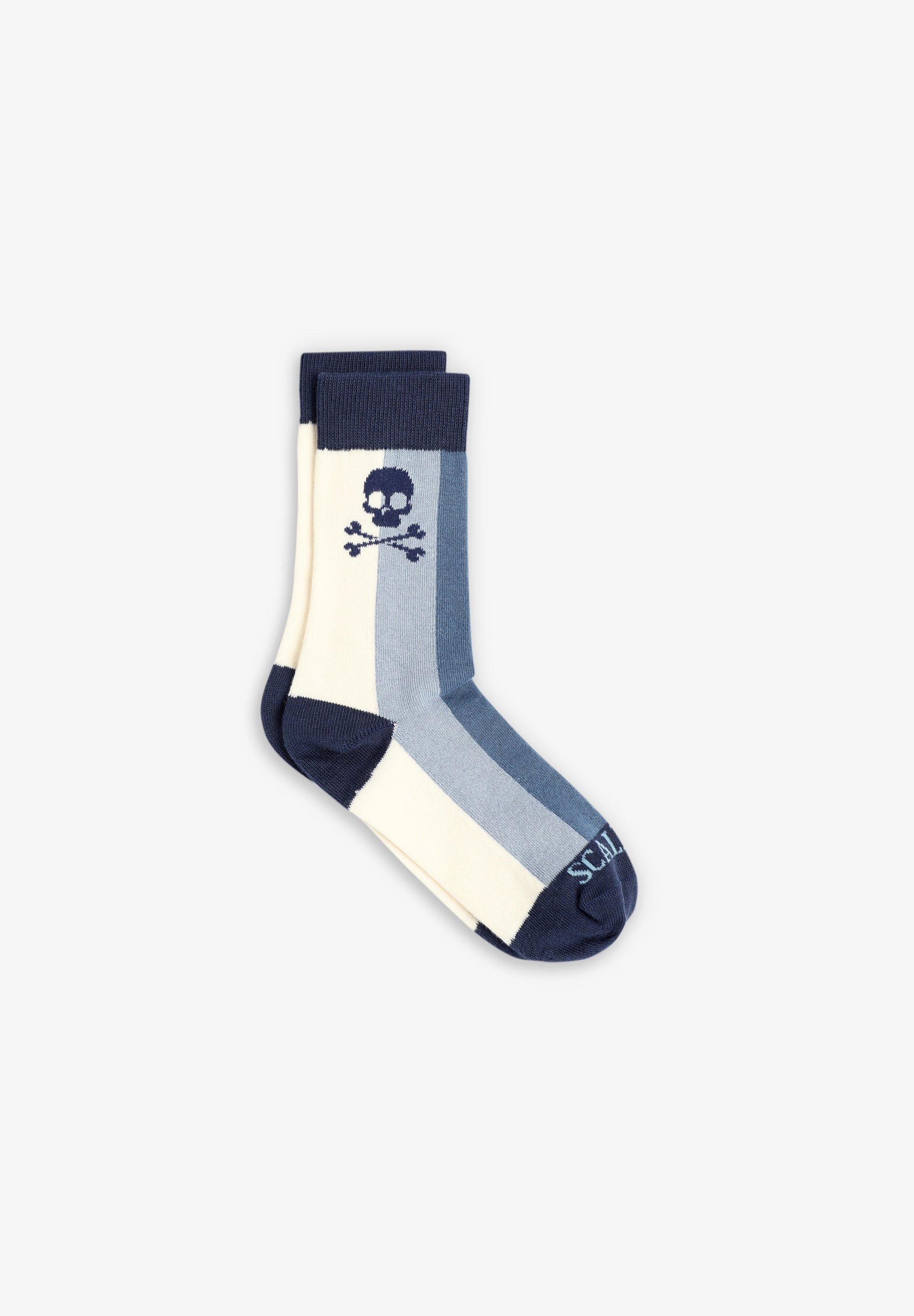 CALCETINES RAYAS TRICOLOR CALAVERA