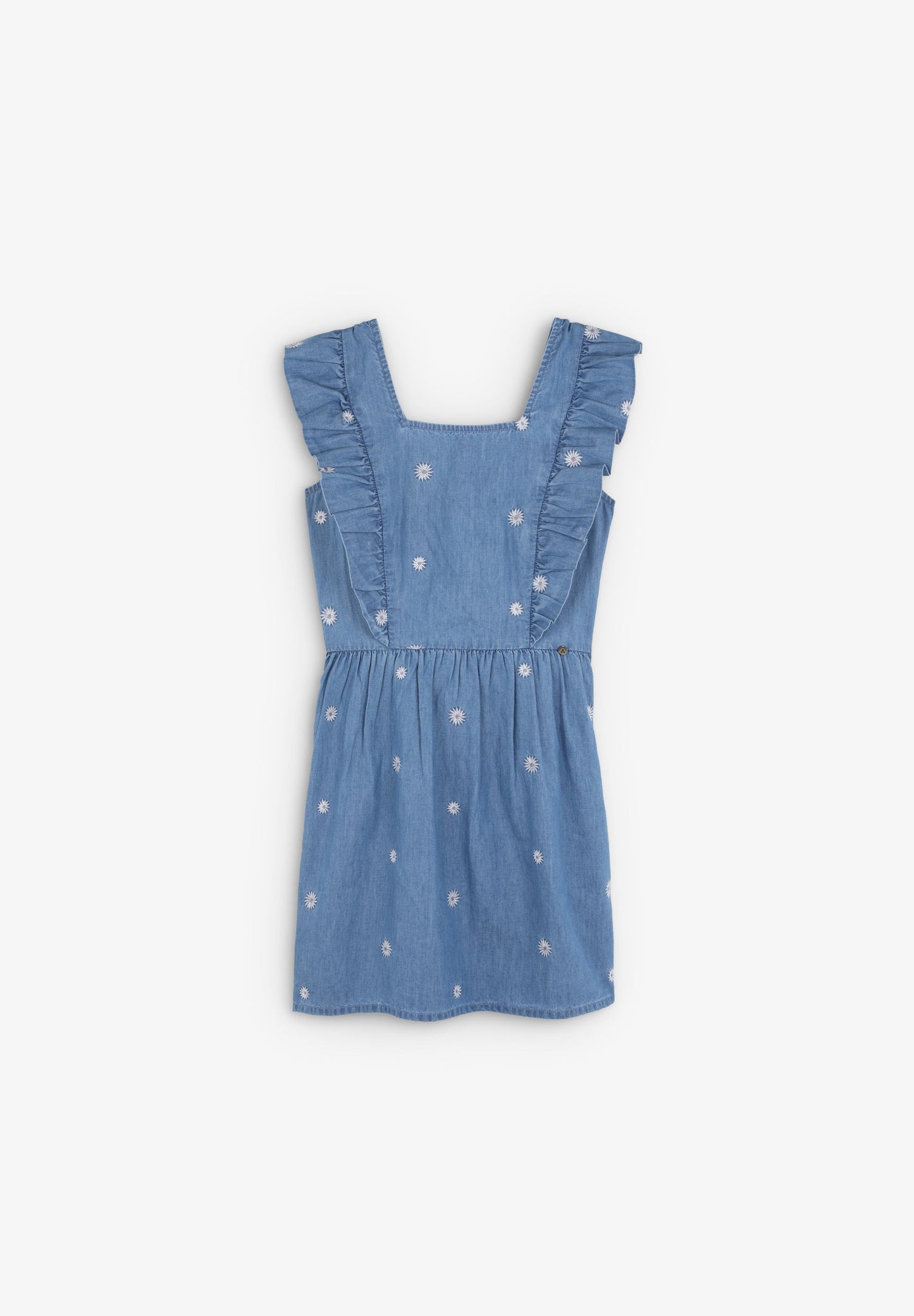 VESTIDO DENIM BORDADO