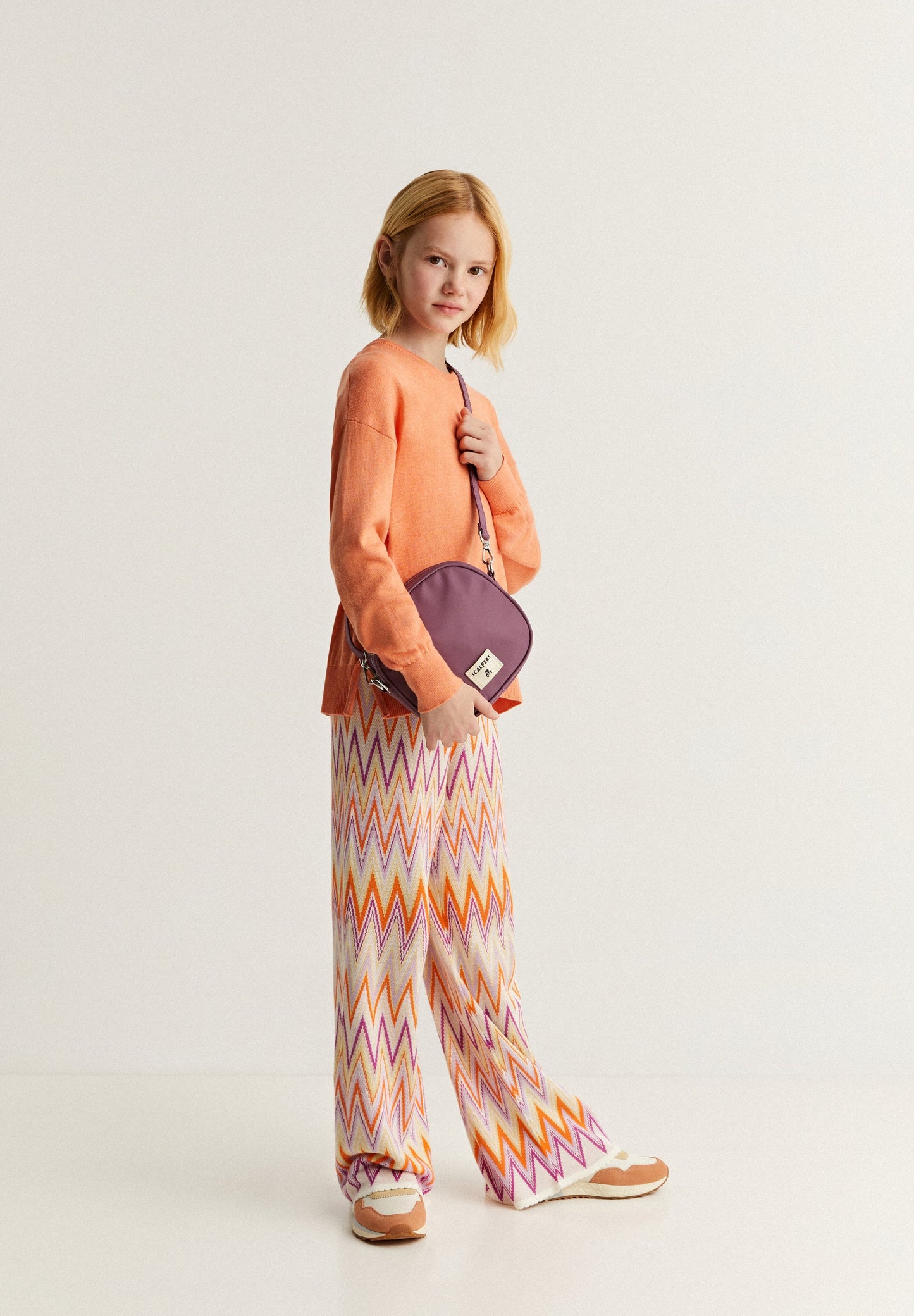 PANTALÓN PUNTO ZIGZAG DETALLE BAJO