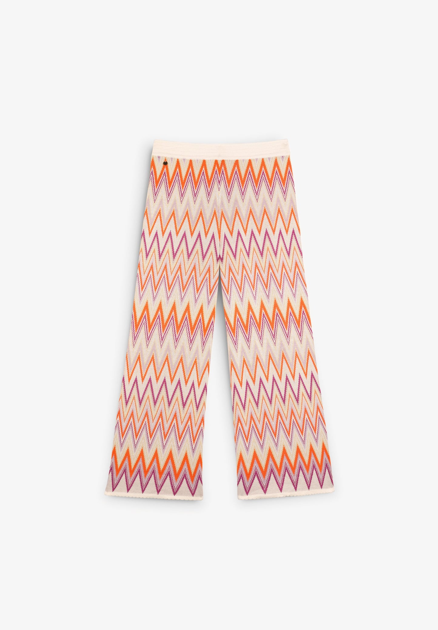 PANTALÓN PUNTO ZIGZAG DETALLE BAJO