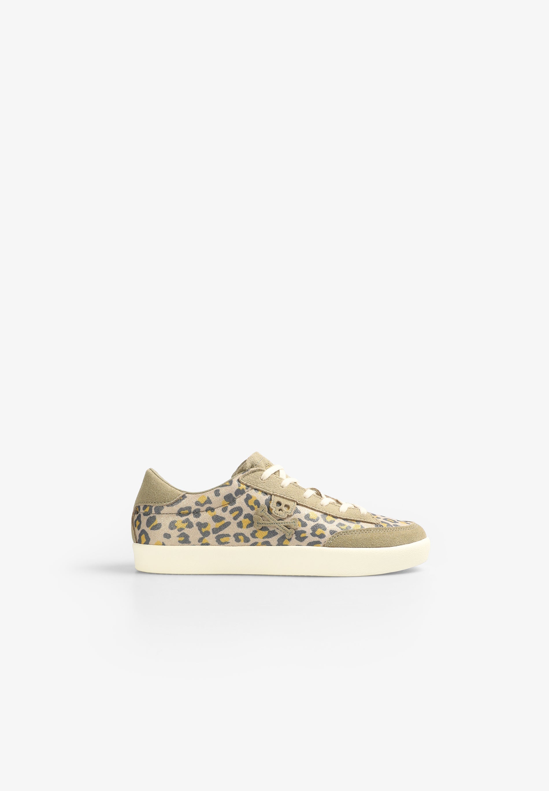 SNEAKERS BAJAS CALAVERA ANIMAL PRINT