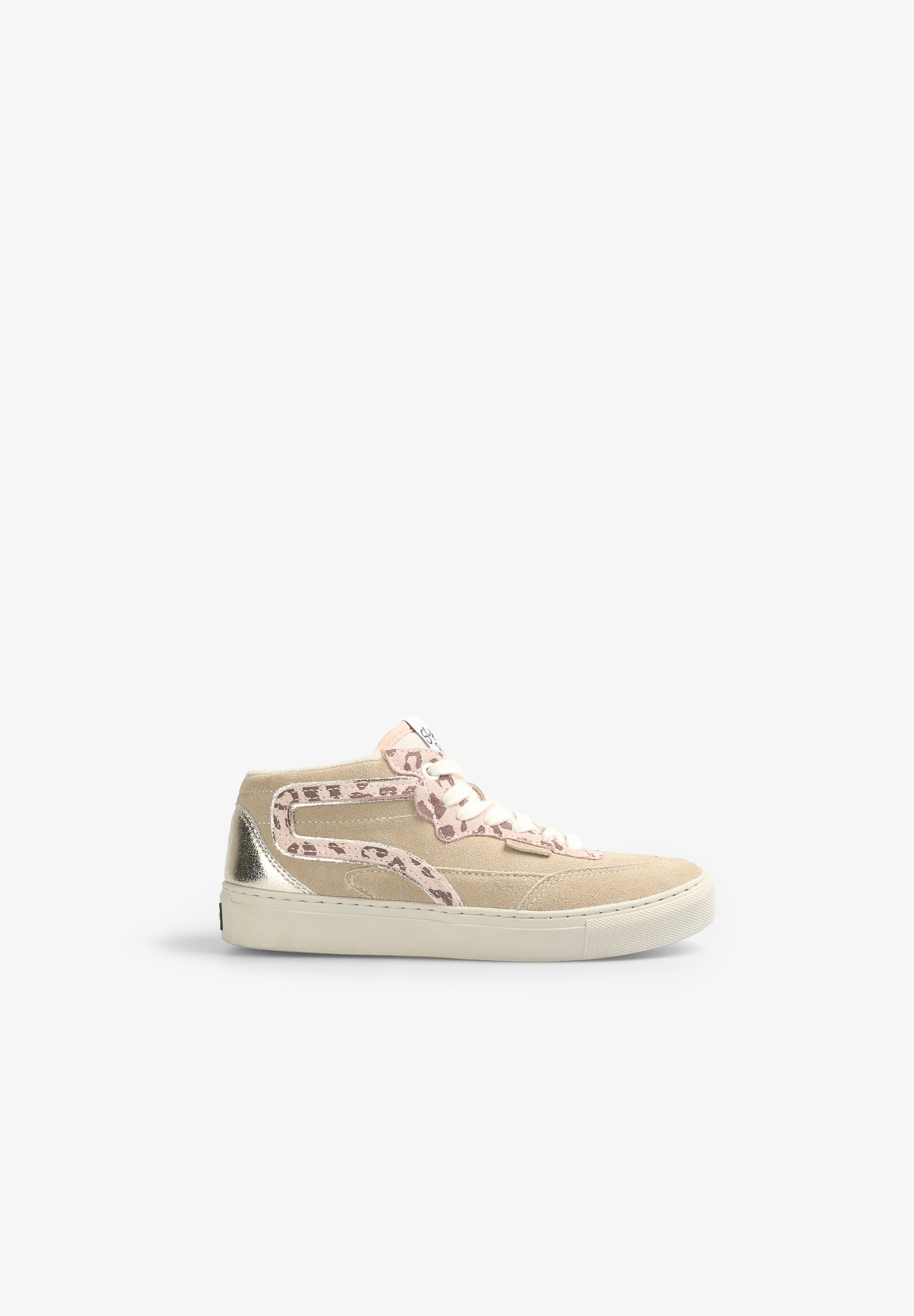 SNEAKERS ANIMAL PRINT DETALLE METALIZADO