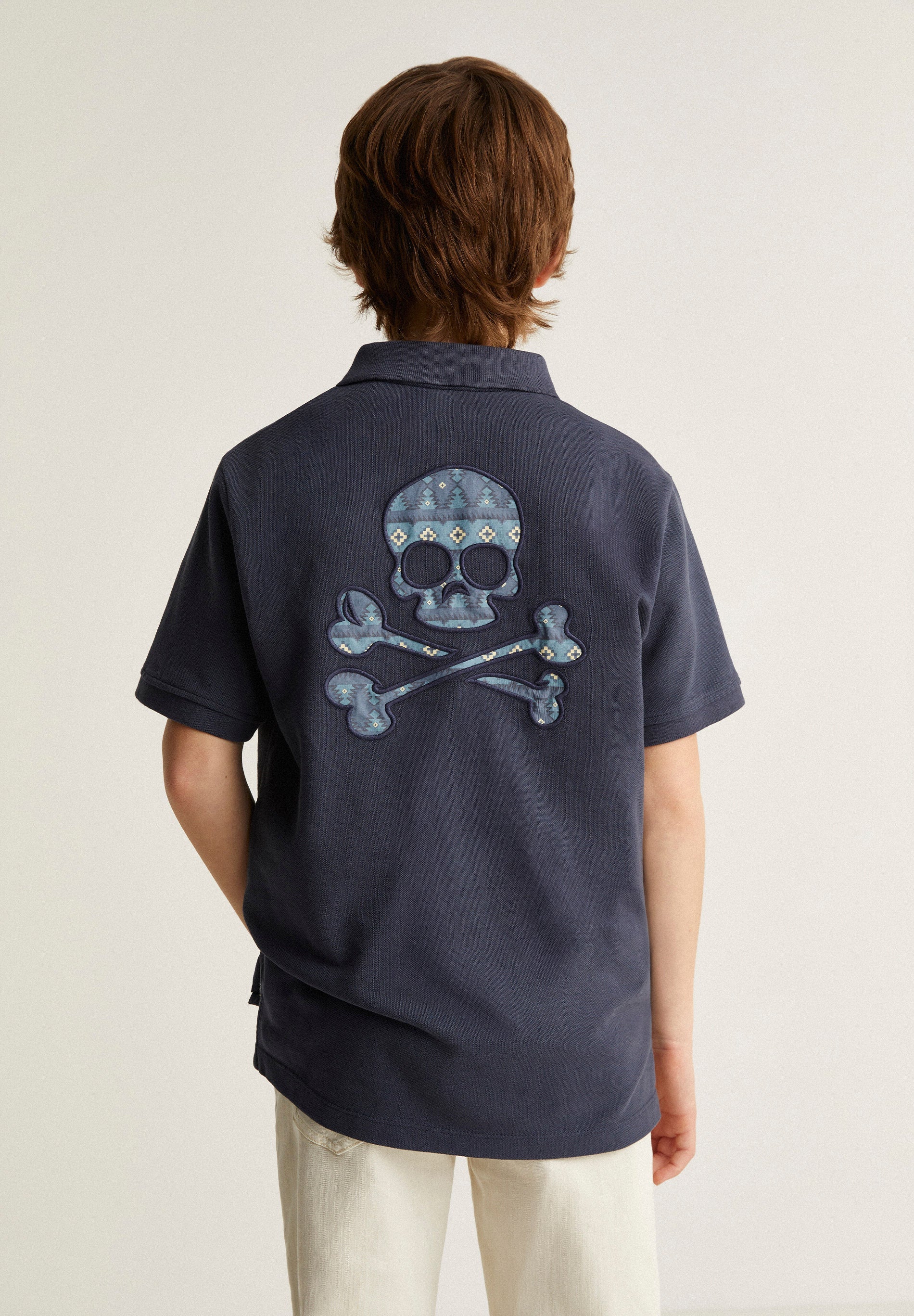 POLO CALAVERA PARCHE