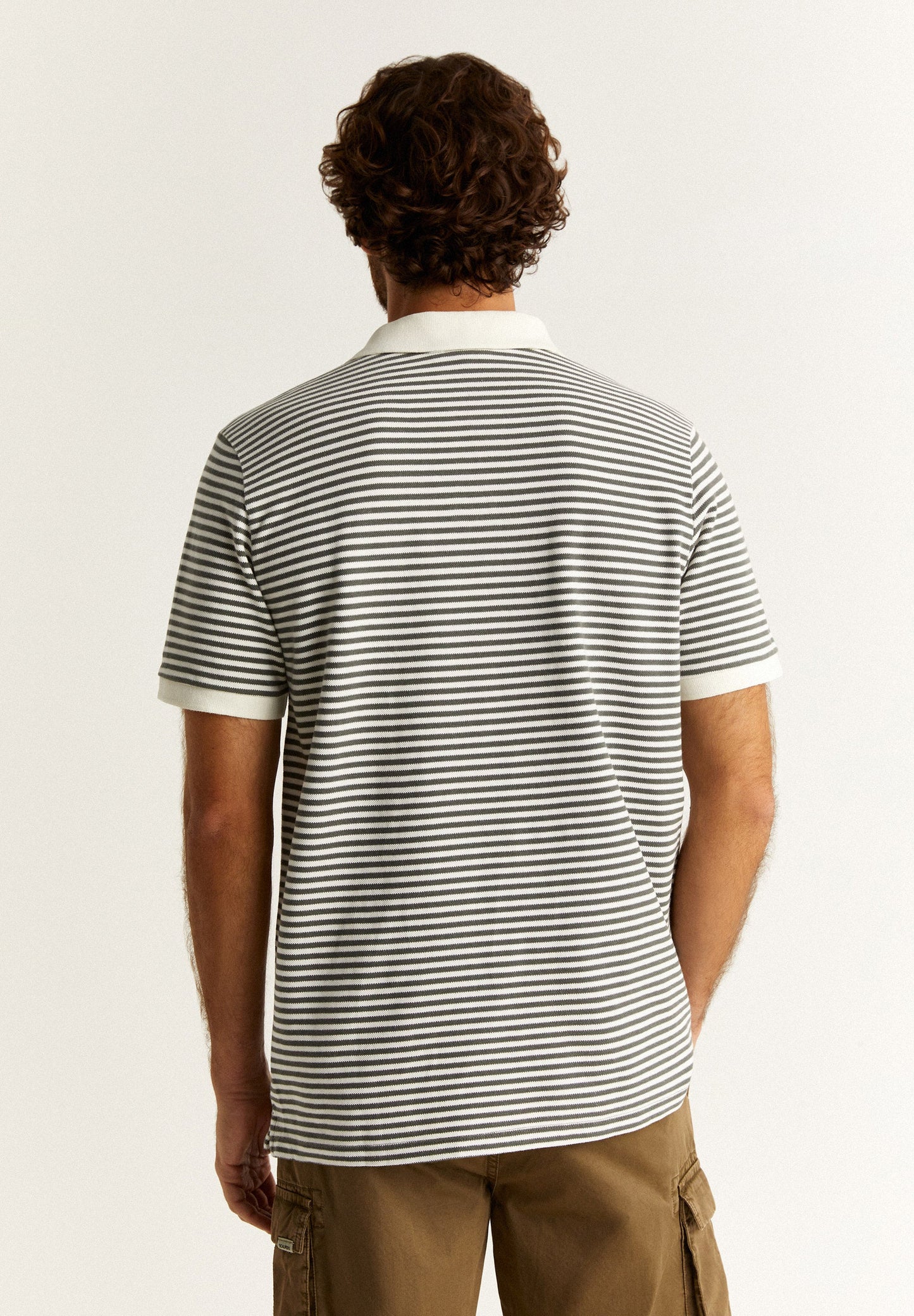 POLO RAYAS CALAVERA CONTRASTE