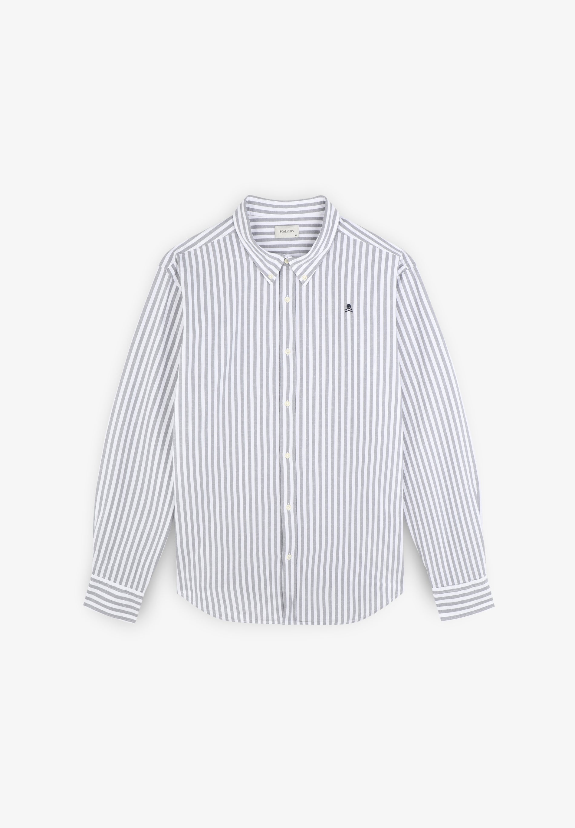 CAMISA RAYAS CUELLO BOTONES