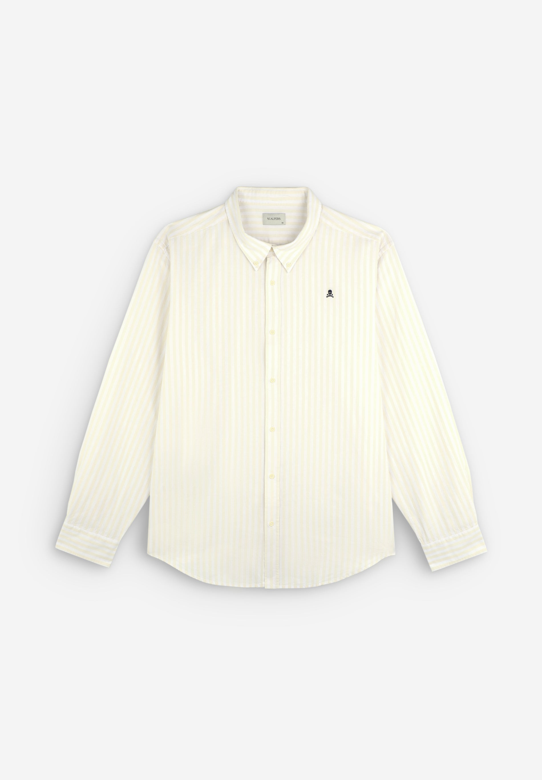 CAMISA RAYAS CUELLO BOTONES