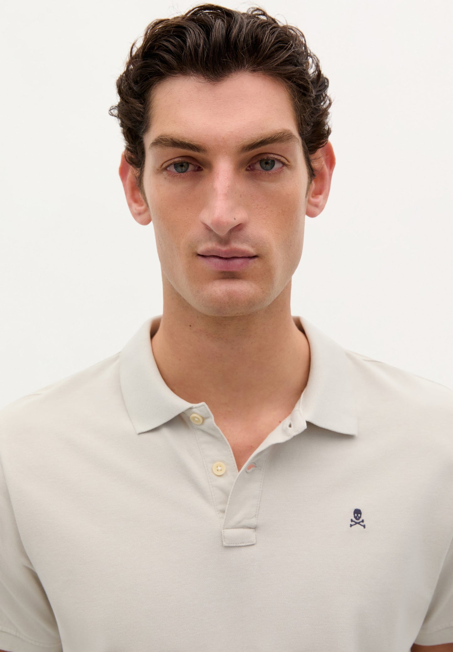 POLO CALAVERA CONTRASTE