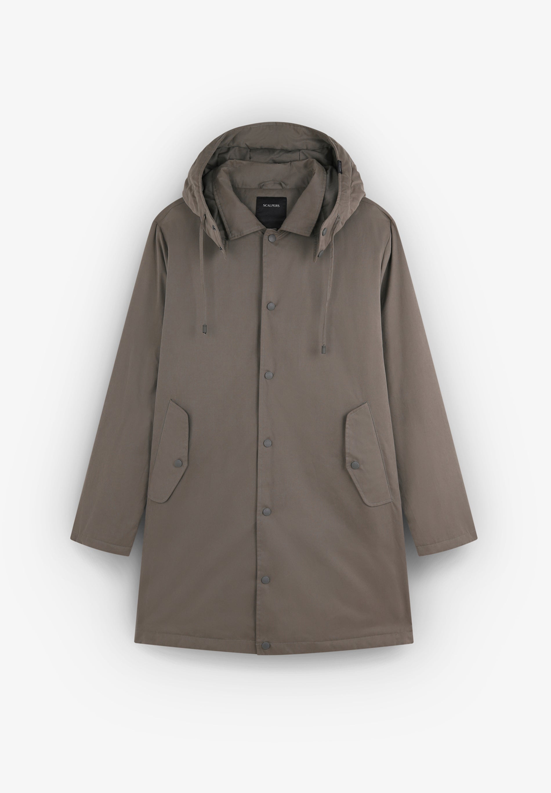 PARKA TIPO TRENCH CAPUCHA DESMONTABLE