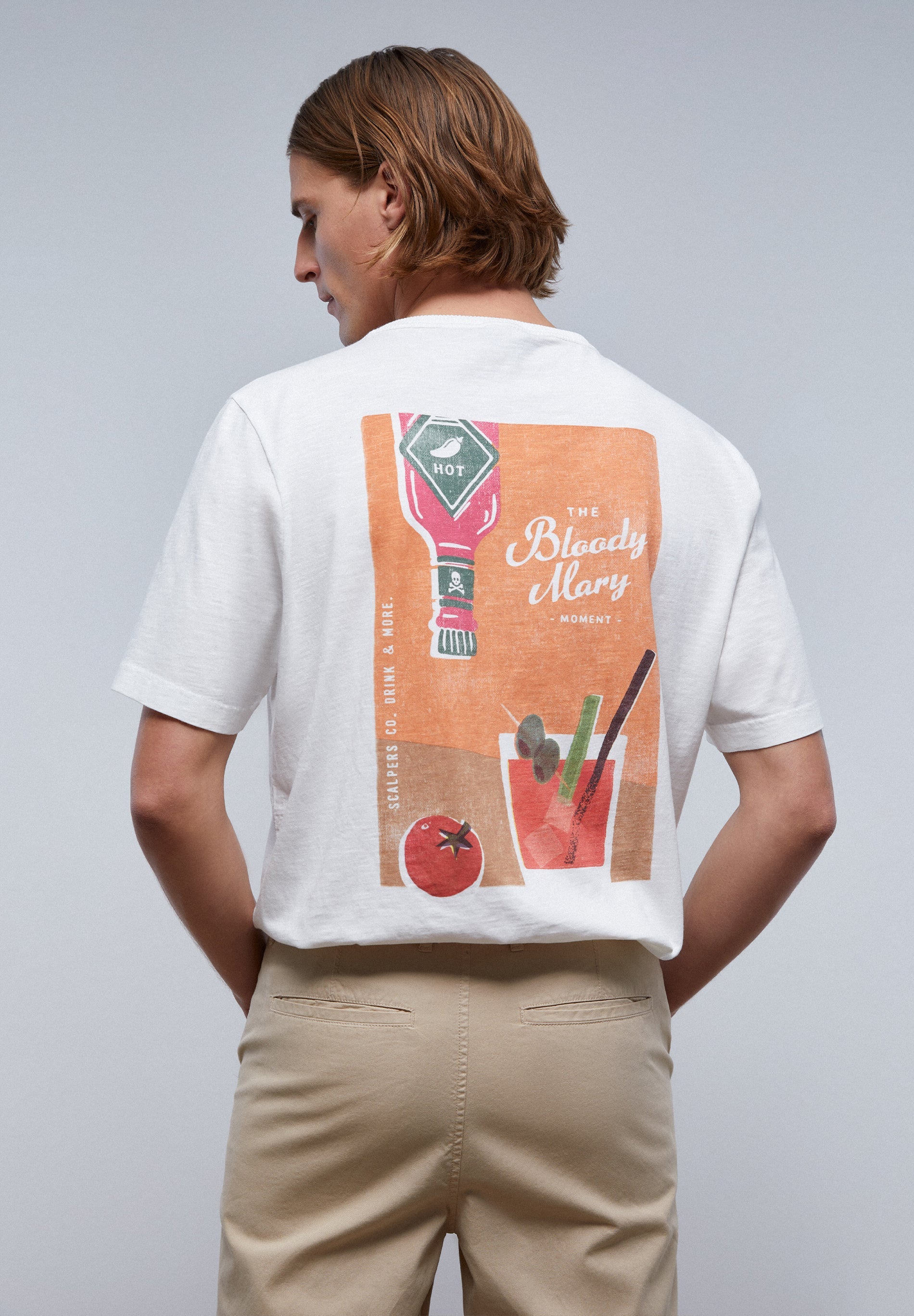CAMISETA PRINT TRASERO COCKTAIL