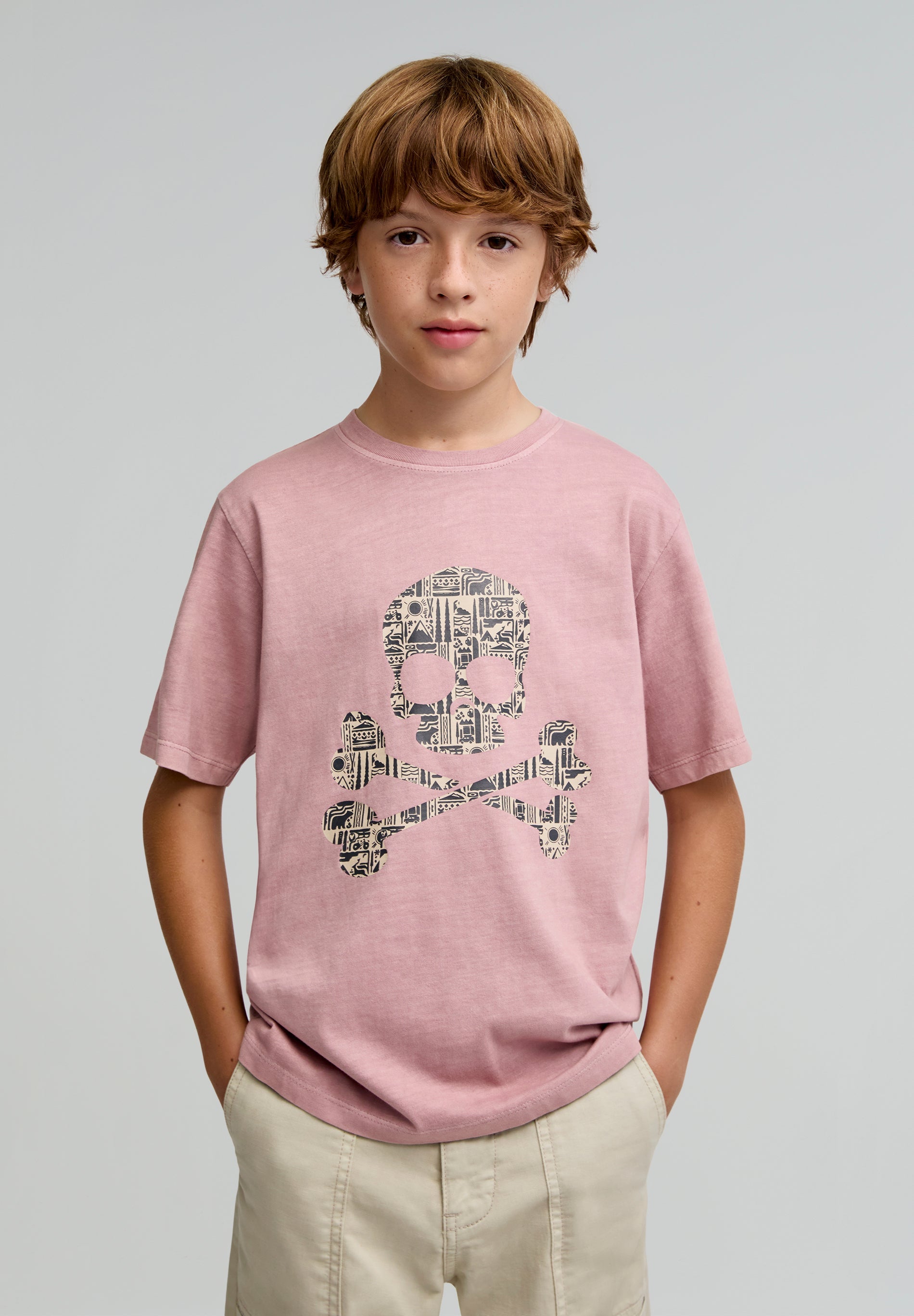 CAMISETA LAVADA CALAVERA