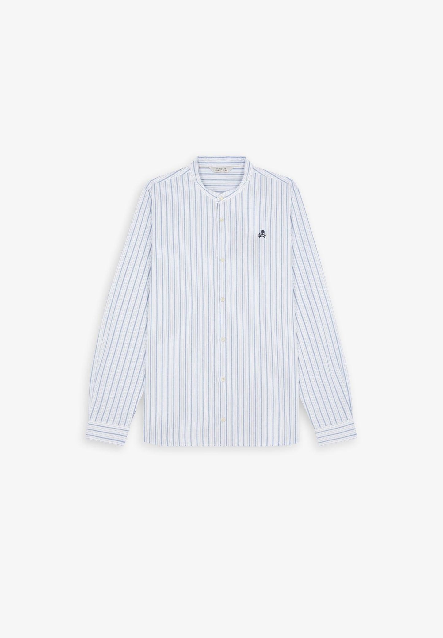 CAMISA RAYAS CUELLO MAO