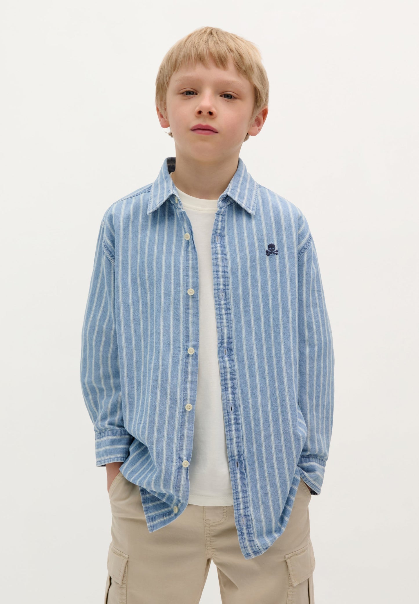 CAMISA DENIM RAYAS