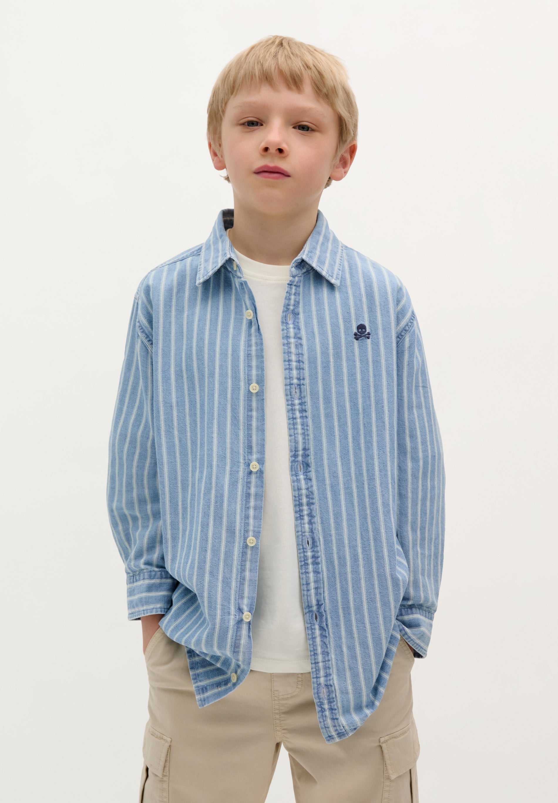 CAMISA DENIM RAYAS