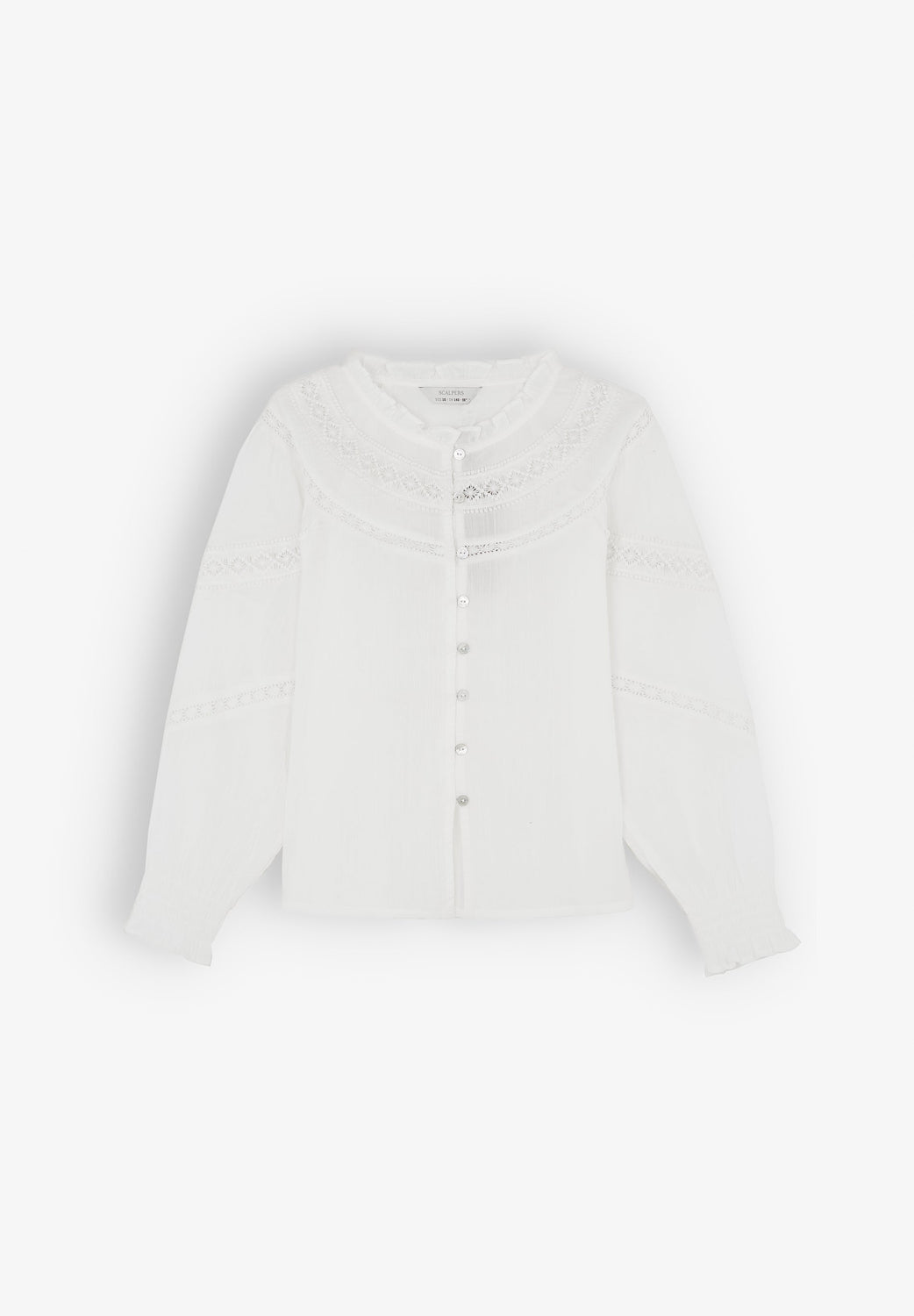BLUSA ENTREDOS VOLANTE - Scalpers