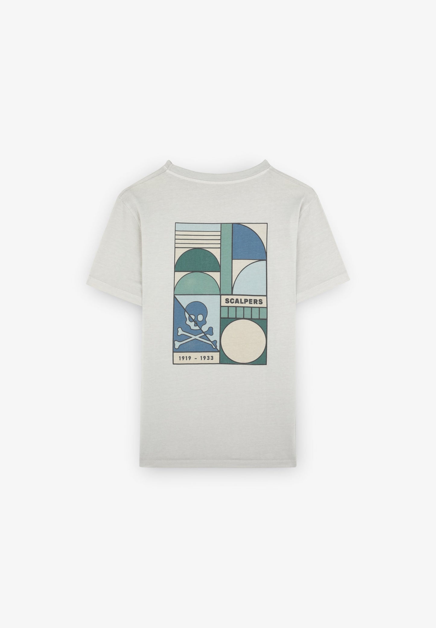 CAMISETA PRINT TRASERO GEOMÉTRICO