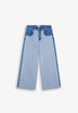 JEANS CULOTTE BICOLOR