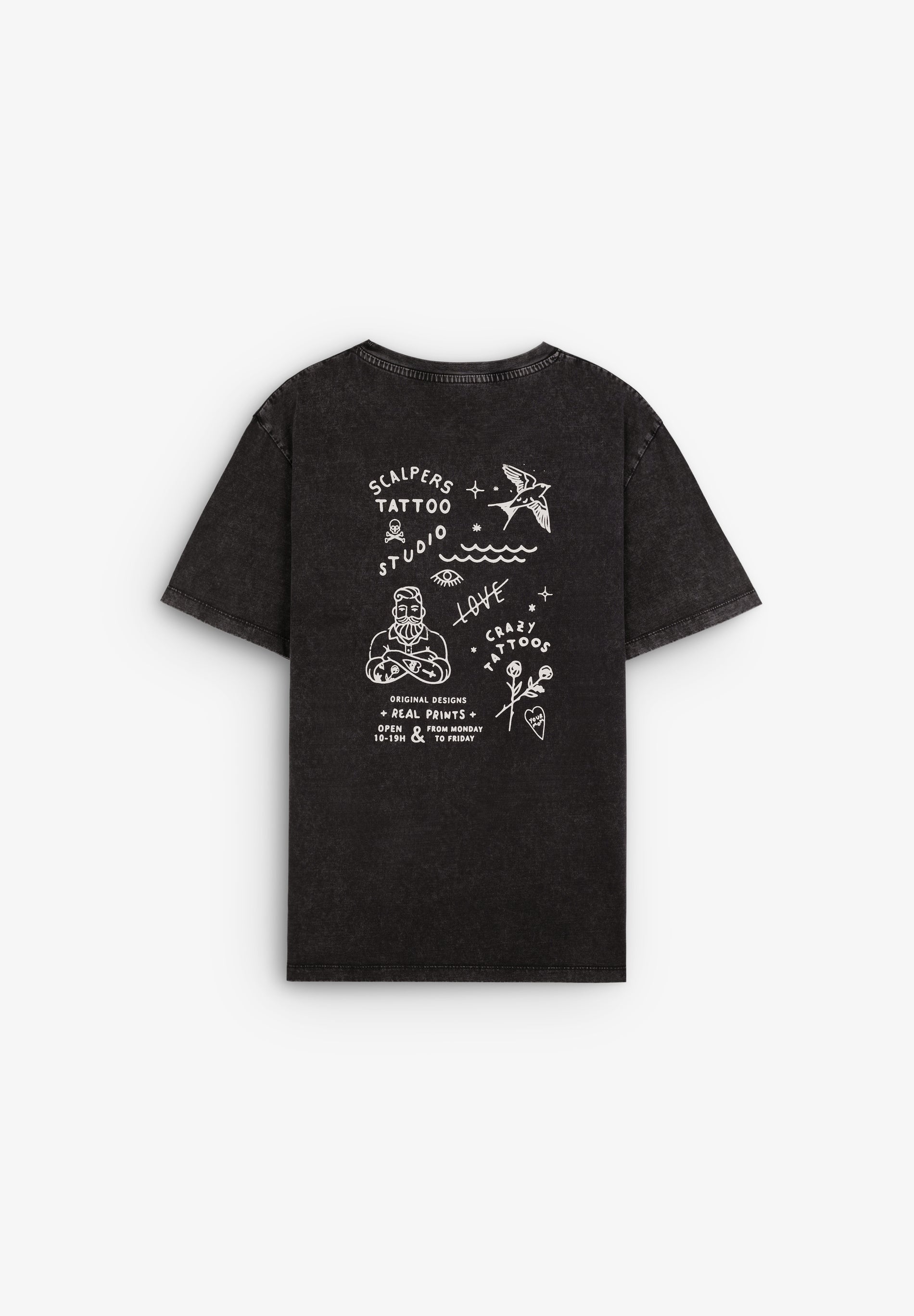 CAMISETA PRINT CONTRASTE