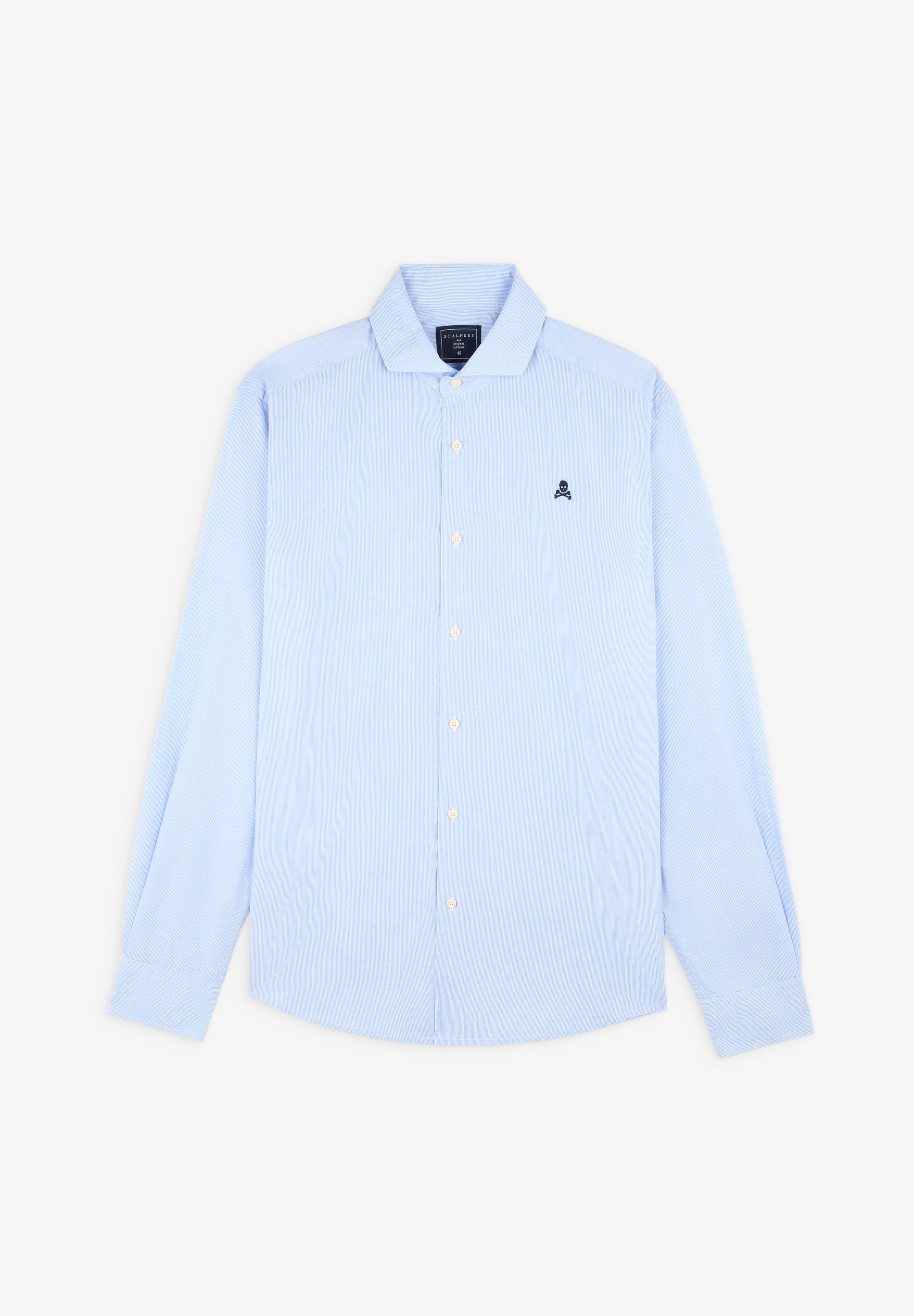 CAMISA CALAVERA CONTRASTE