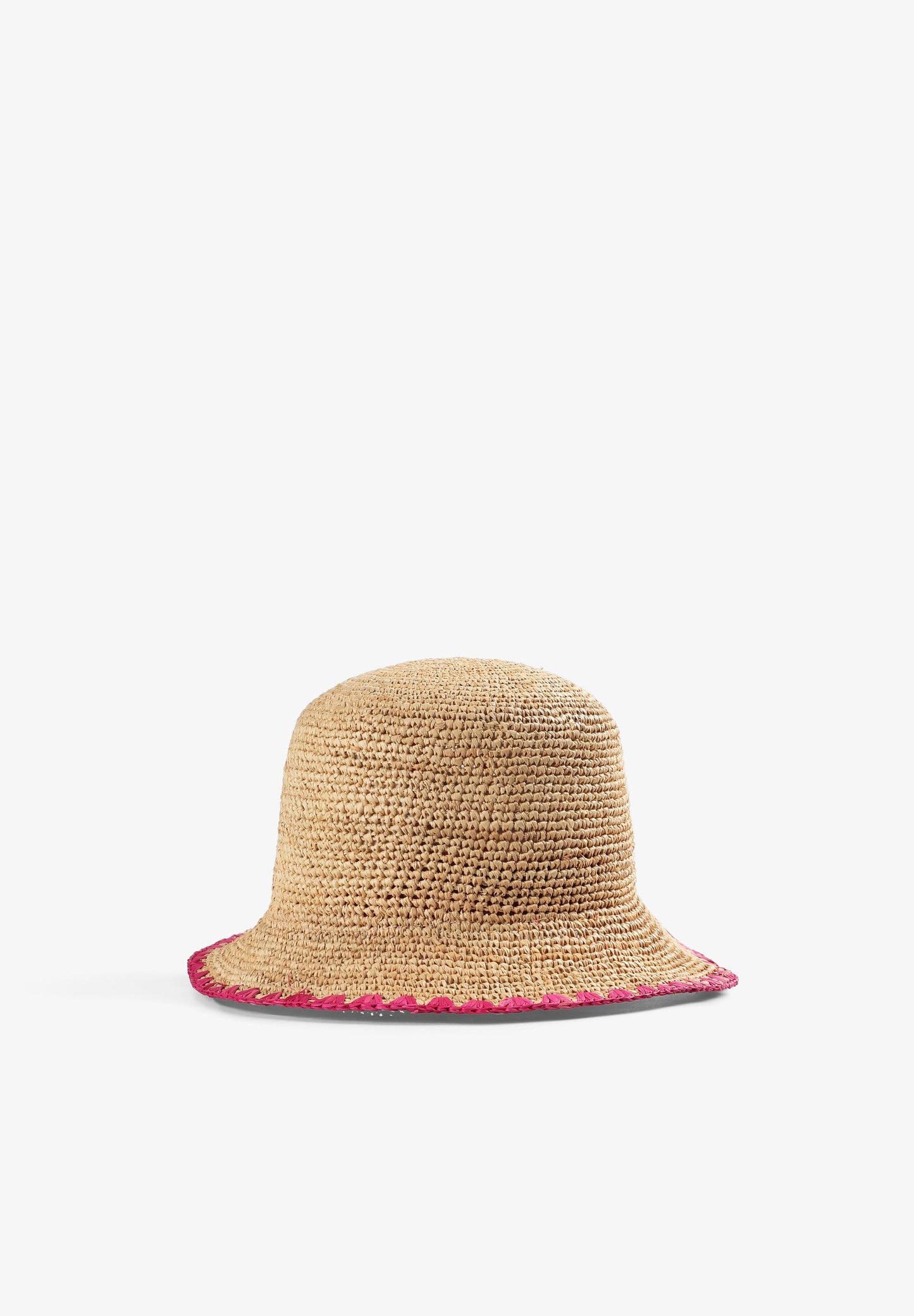 SOMBRERO RAFIA STITCHING CONTRASTE