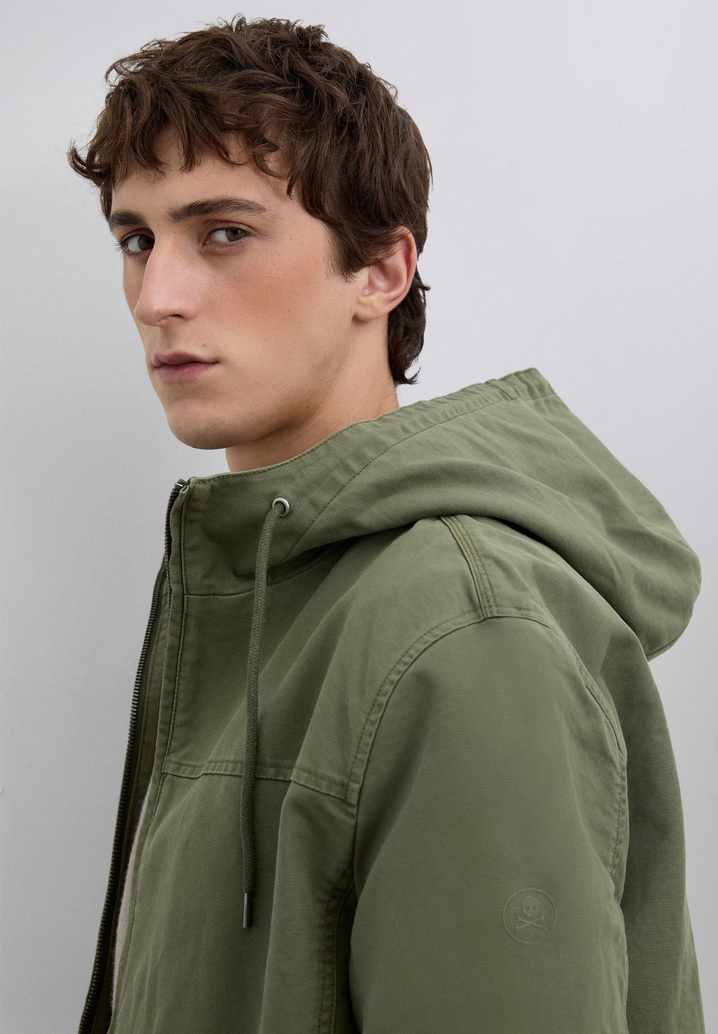 CHAQUETA CAPUCHA ALGODÓN