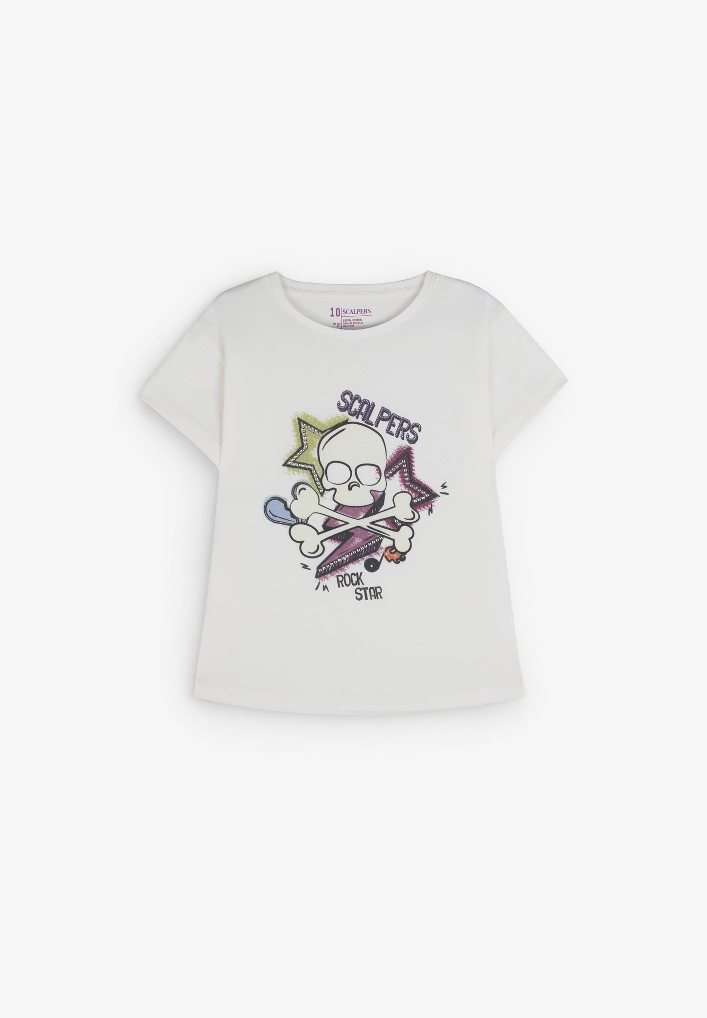 CAMISETA CALAVERA ESTRELLAS