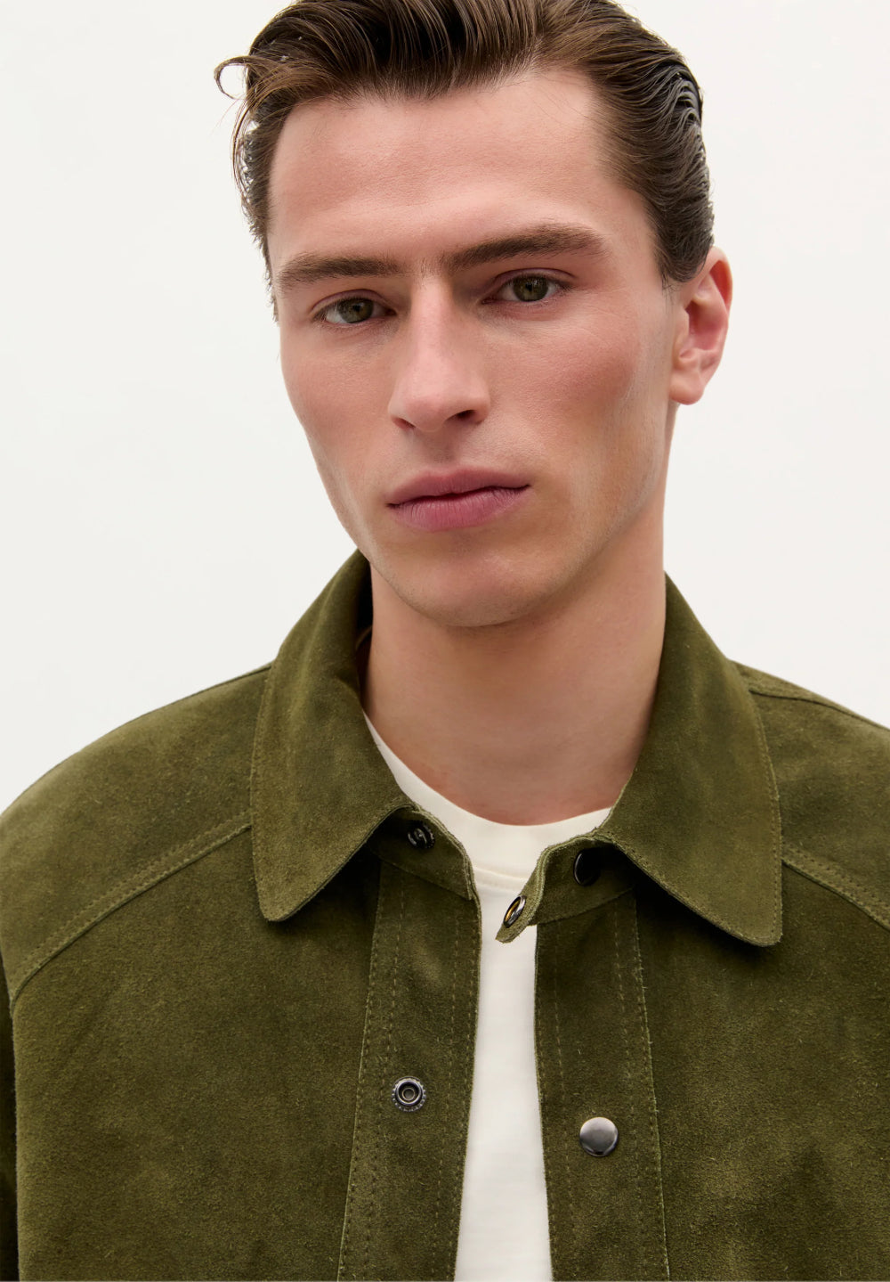 CHAQUETA PIEL BOLSILLOS TAPETA