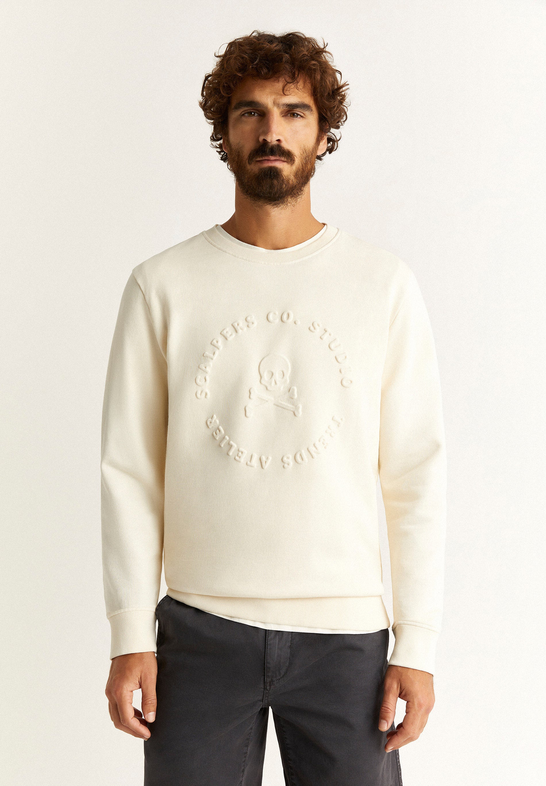 SUDADERA LOGO RELIEVE