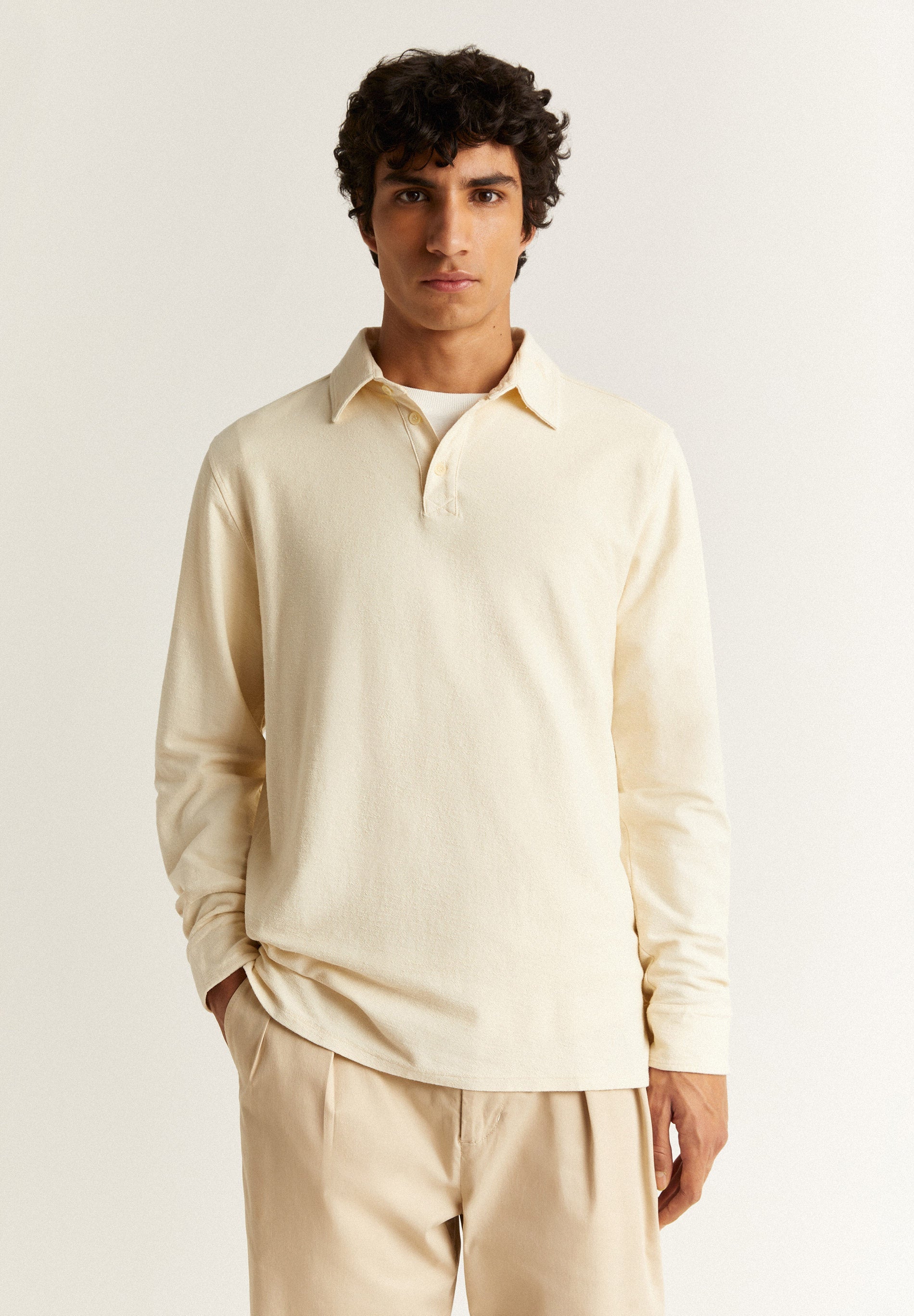 POLO MANGA LARGA ALGODÓN