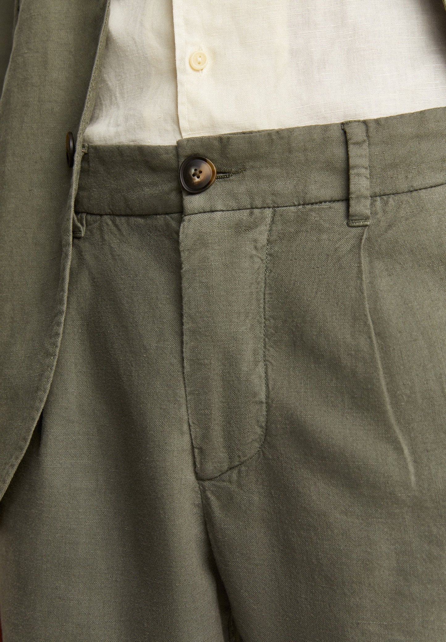 PANTALÓN PINZAS LINO