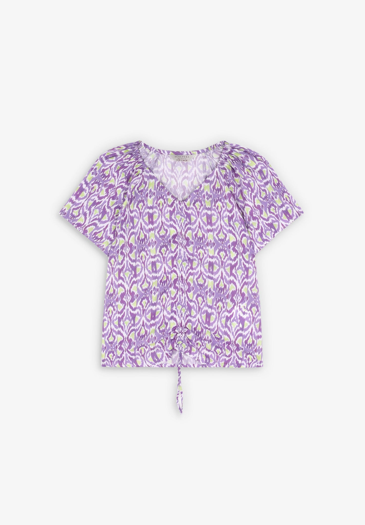 BLUSA IKAT FRUNCE