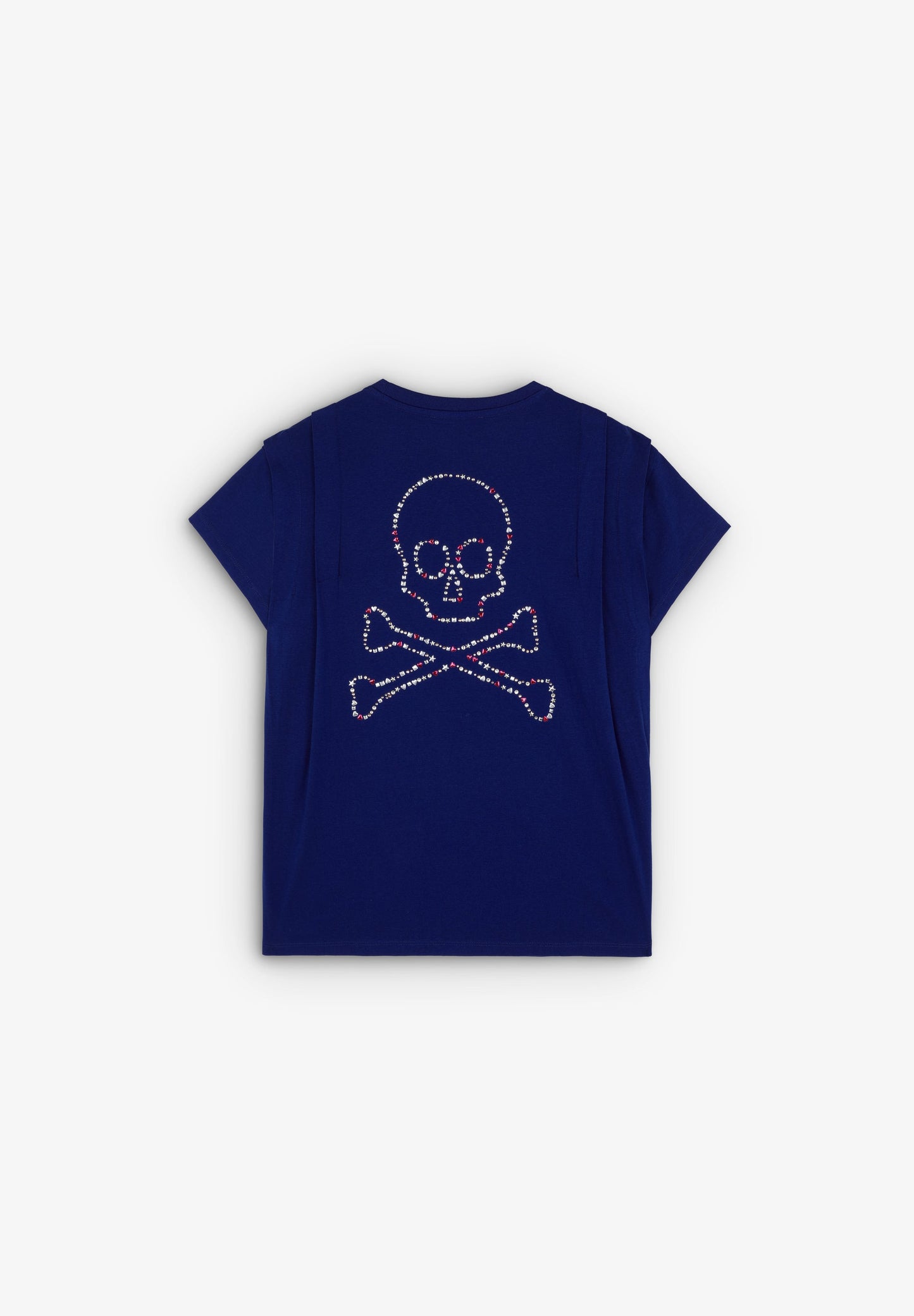 POLERA PLIEGUE CALAVERA TACHUELAS