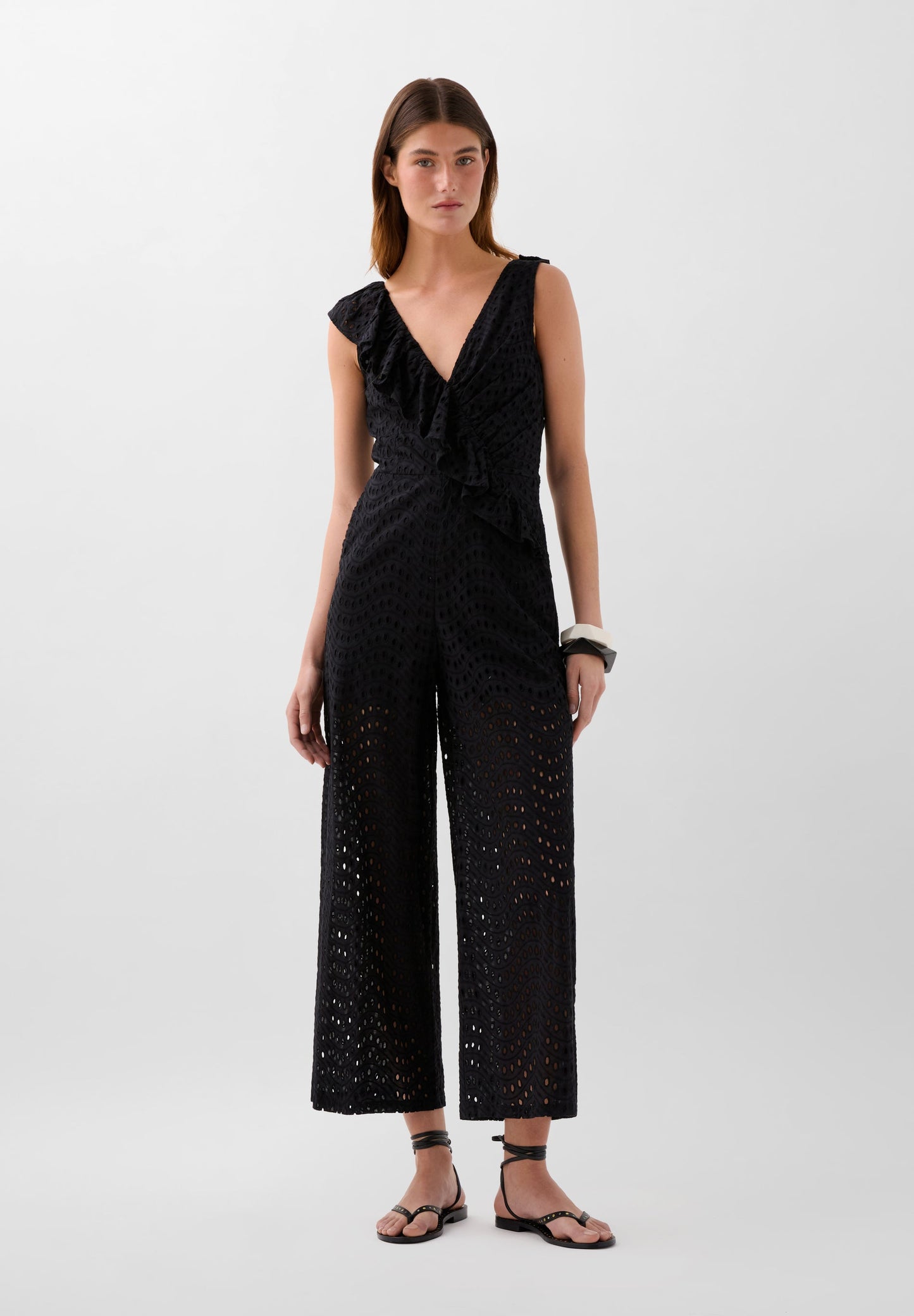 MONO VOLANTE BORDADO ASIMÉTRICO