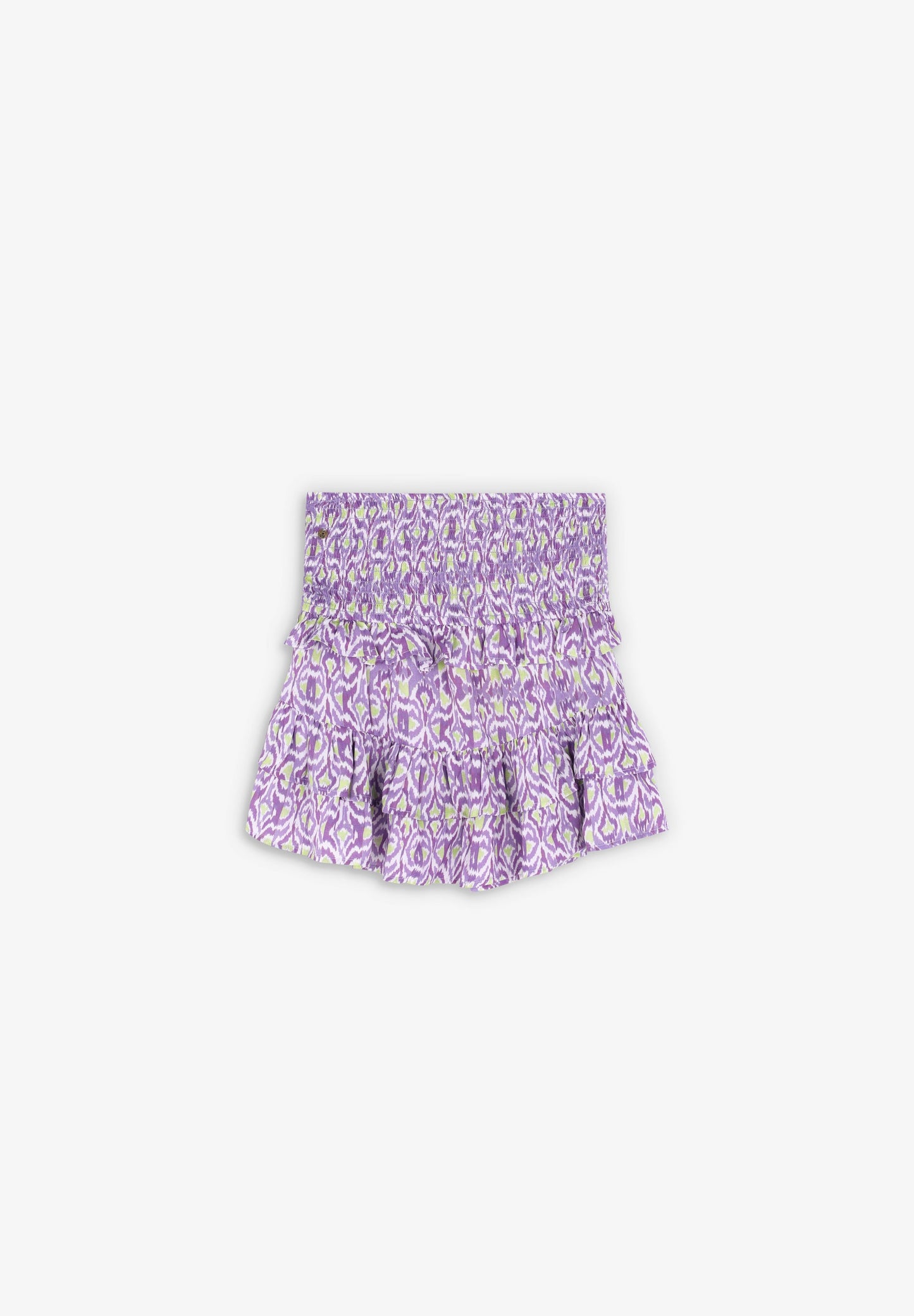 FALDA MINI IKAT VOLANTES